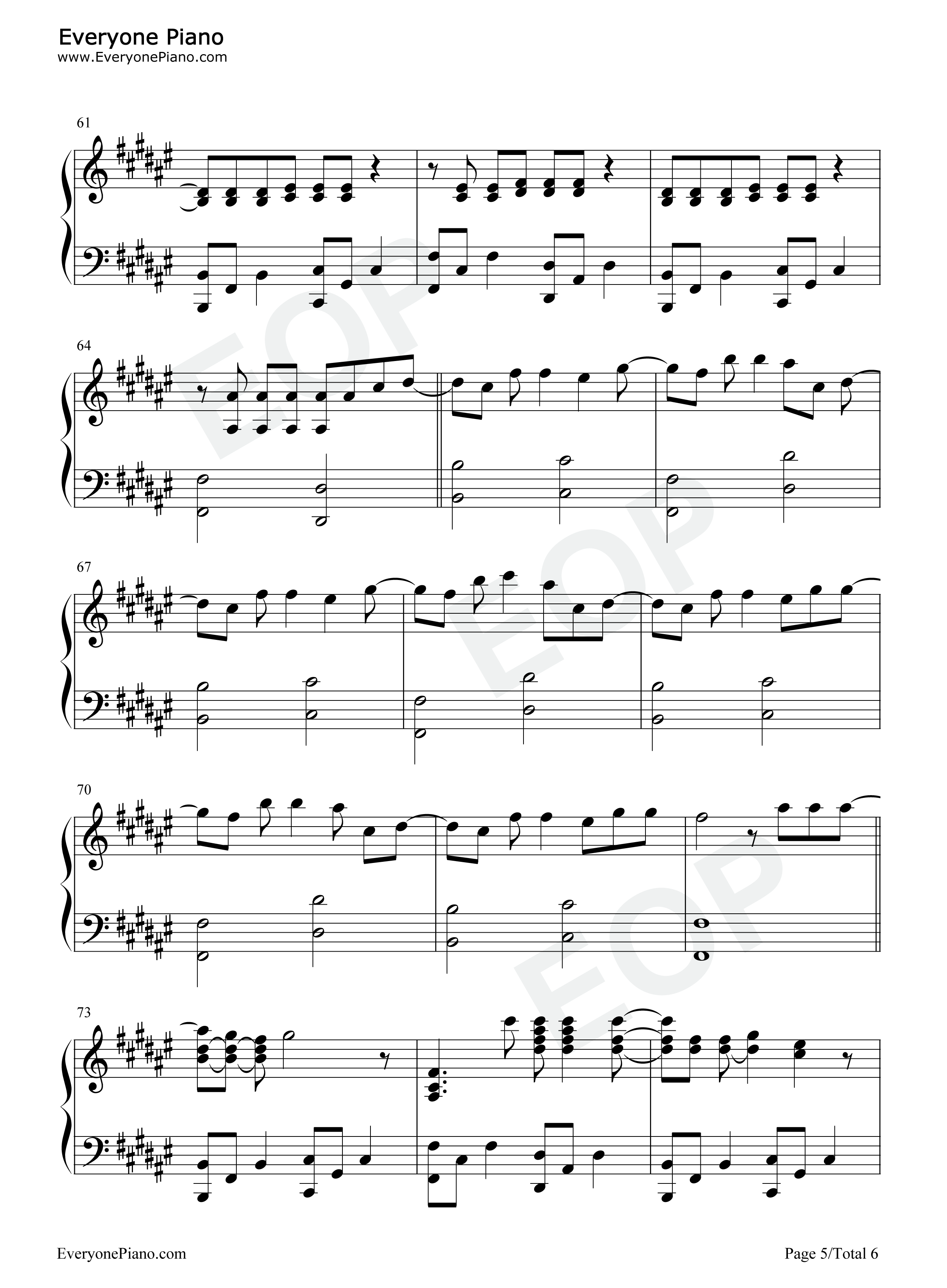 So_Hot_You_Are_Hurting_My_Feelings钢琴谱_Caroline_Polachek