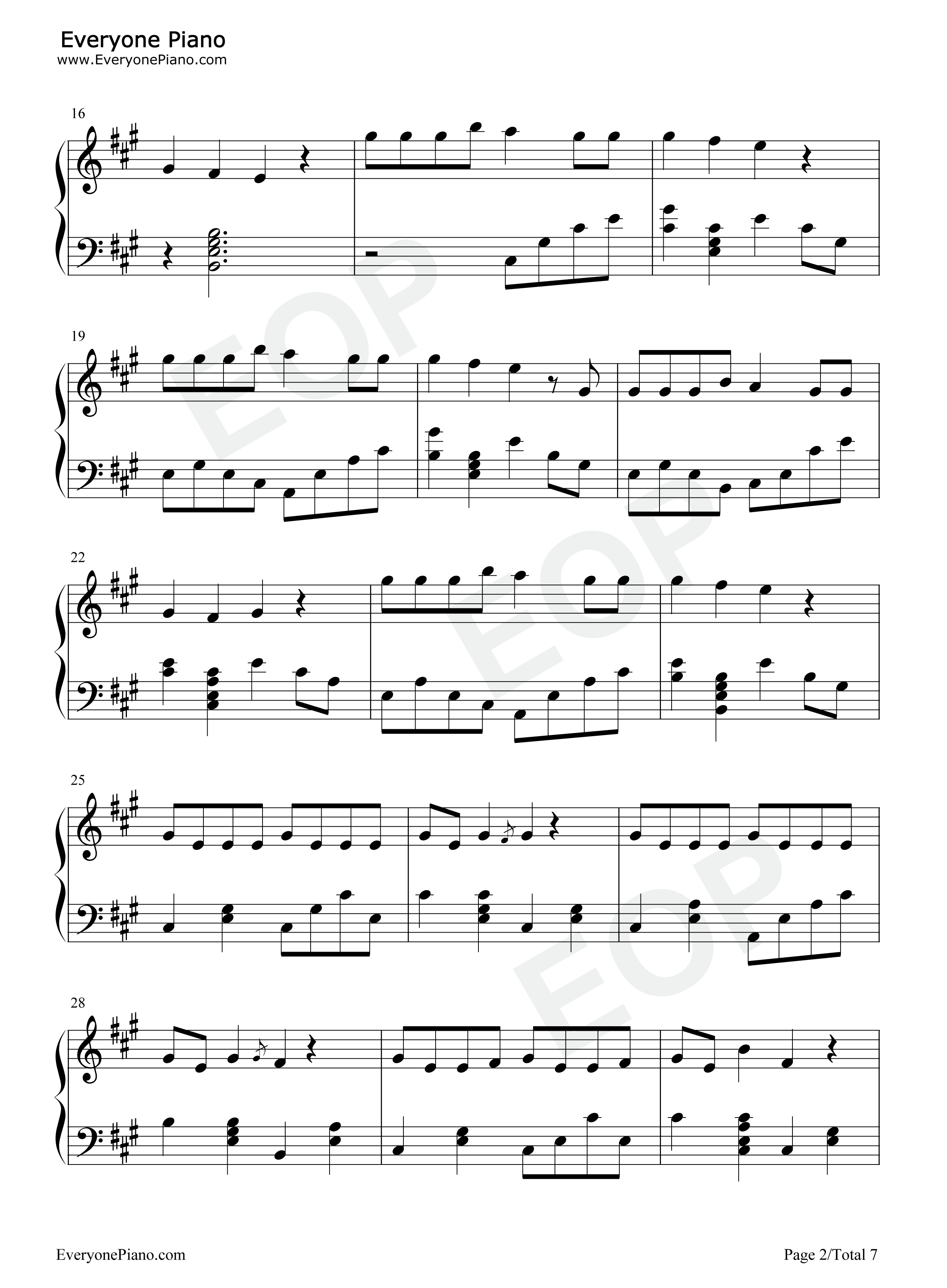 Like_This钢琴谱_2KBABY_Marshmello