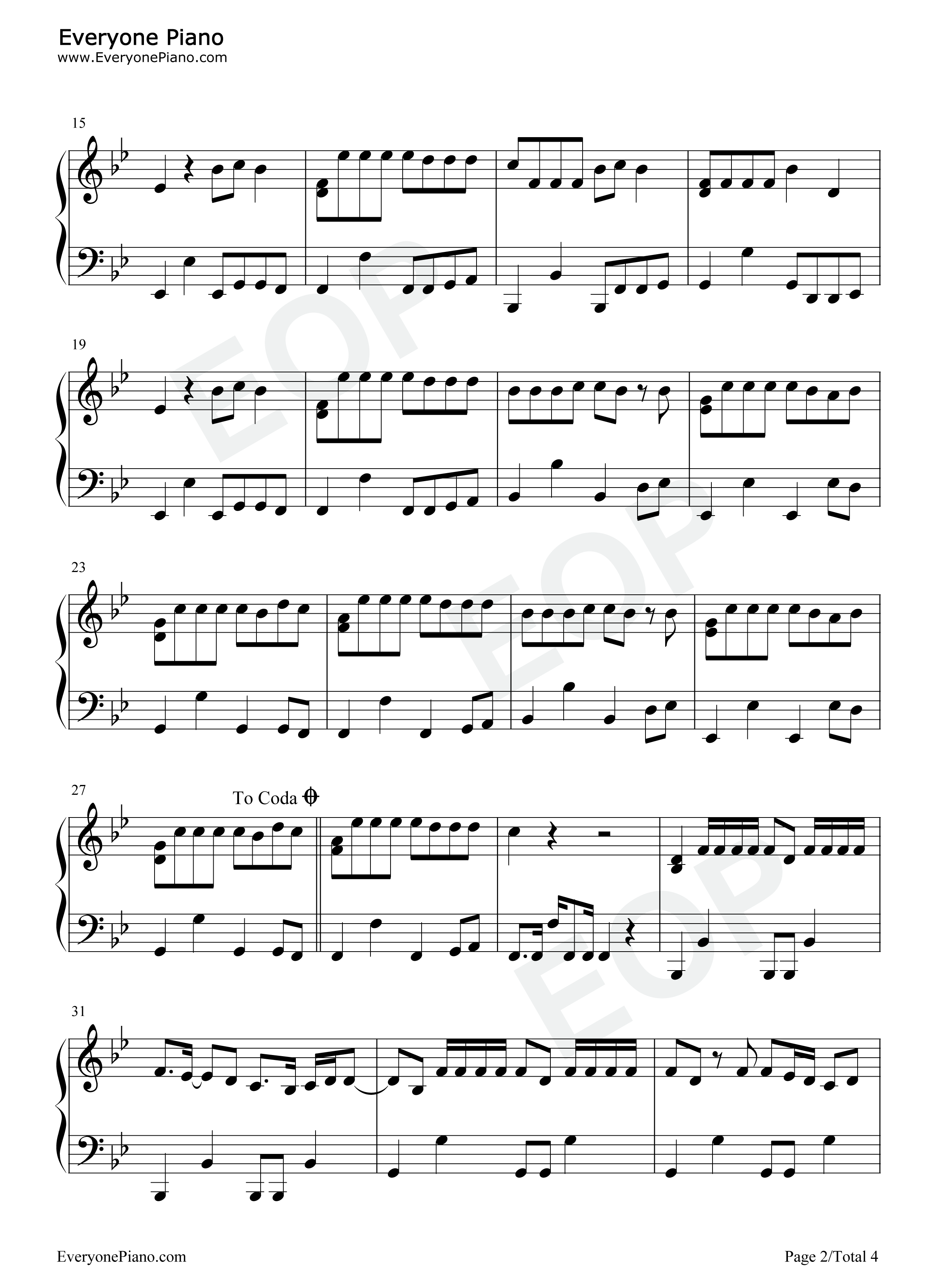 Brave钢琴谱_Sara_Bareilles