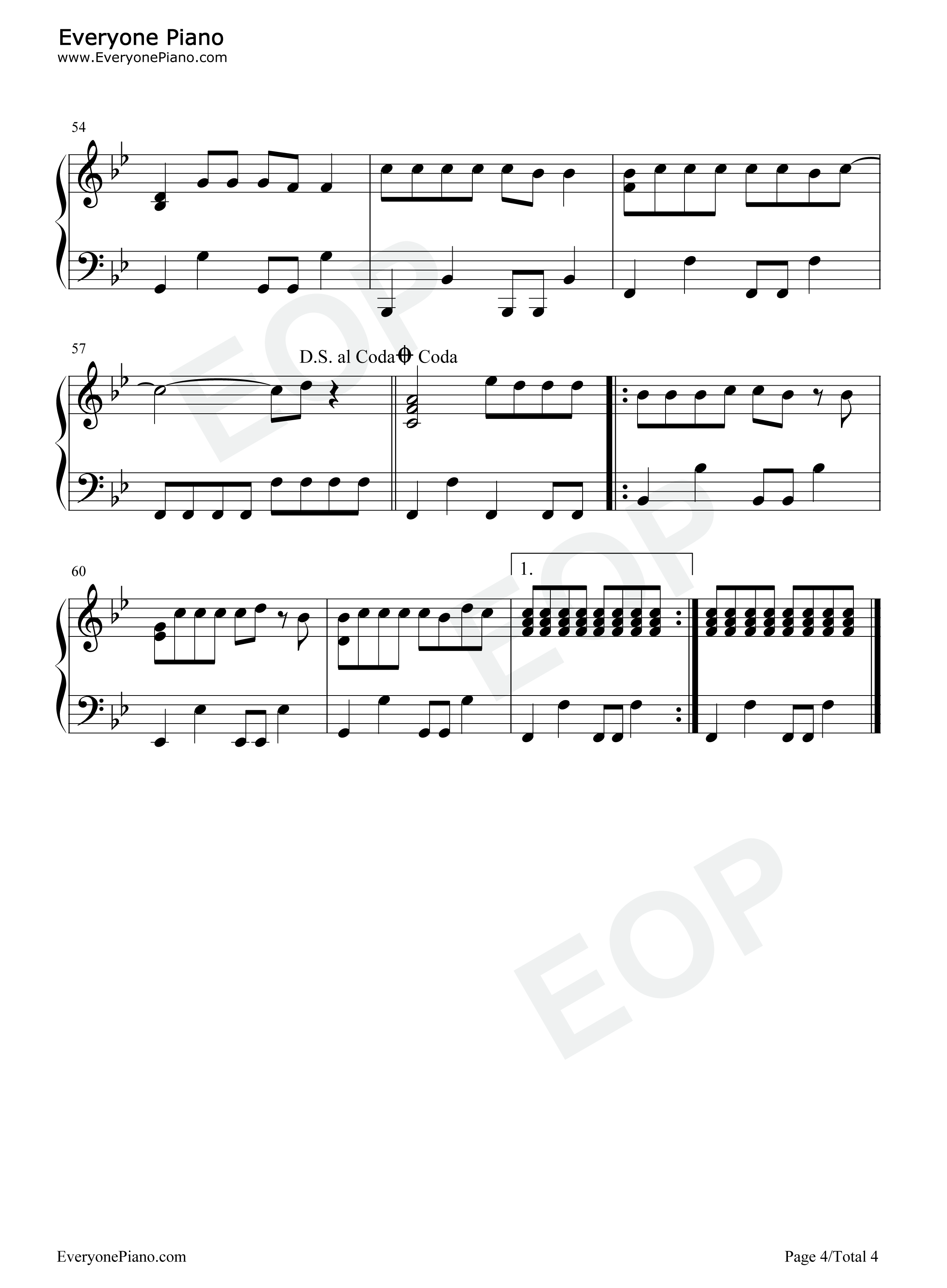 Brave钢琴谱_Sara_Bareilles