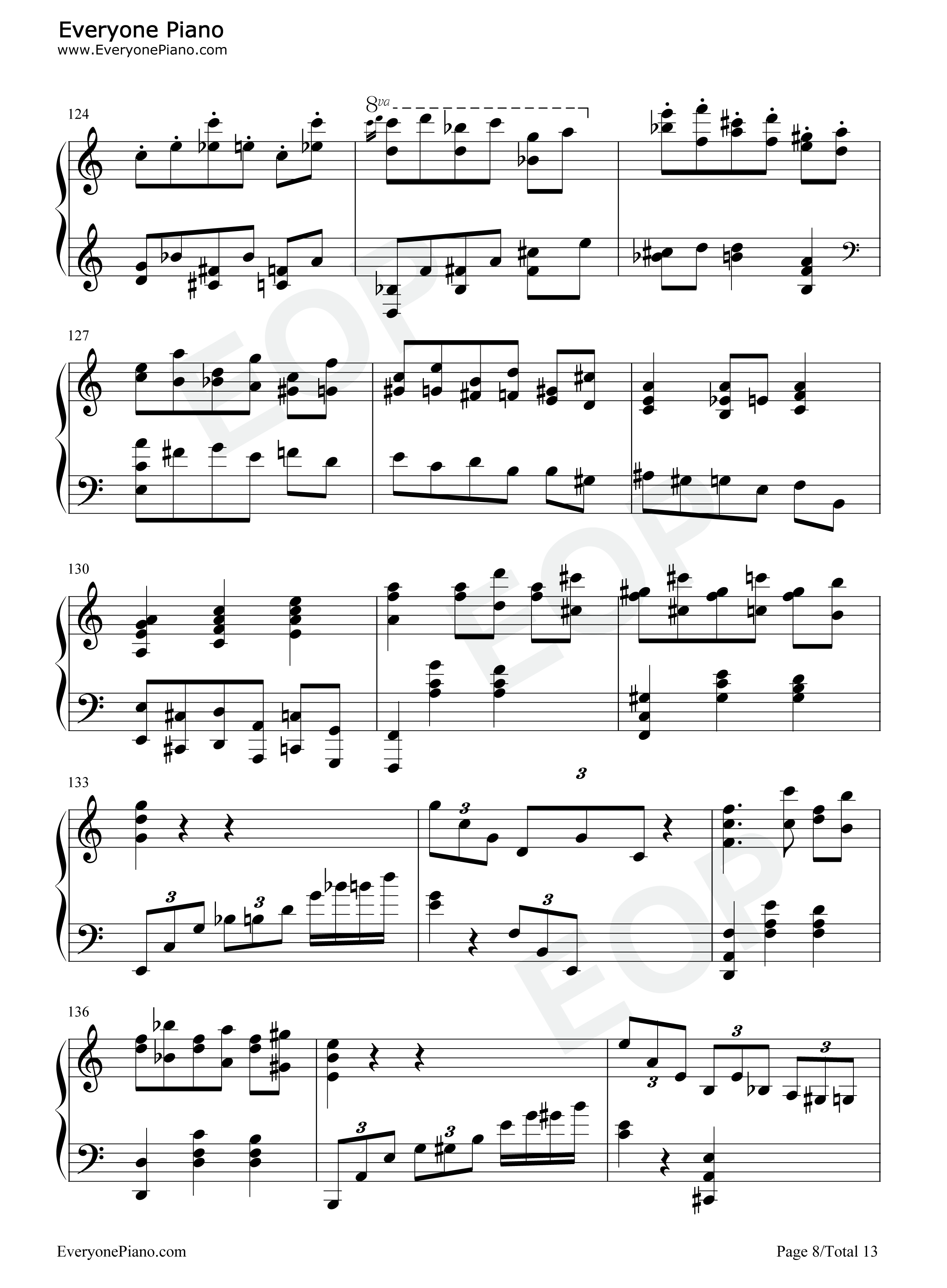 爱的忧伤钢琴谱_克莱斯勒