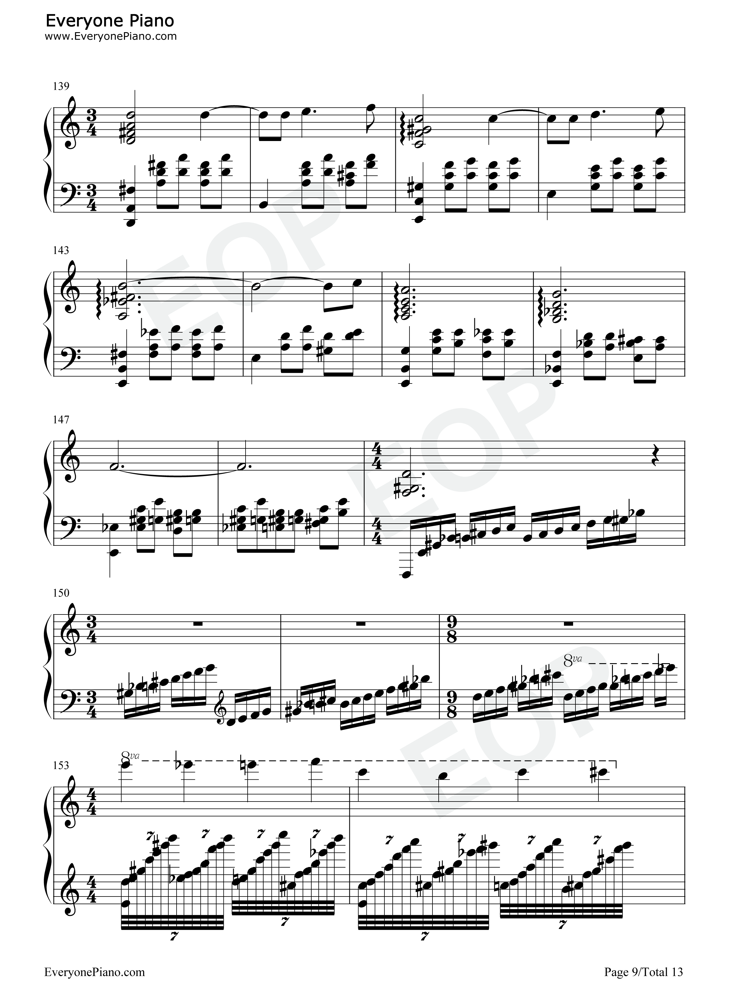 爱的忧伤钢琴谱_克莱斯勒