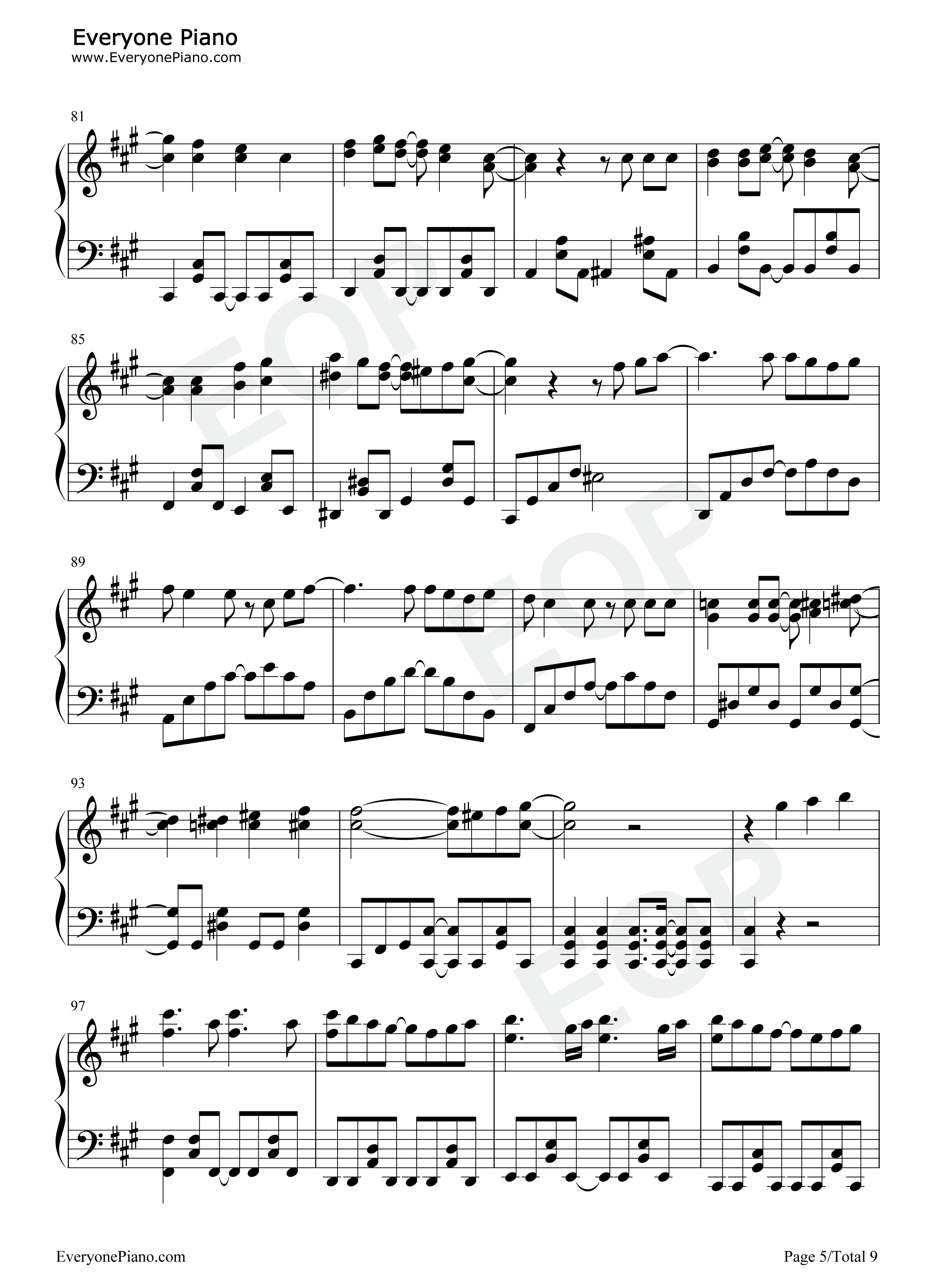 僕らの戦場钢琴谱_Walküre