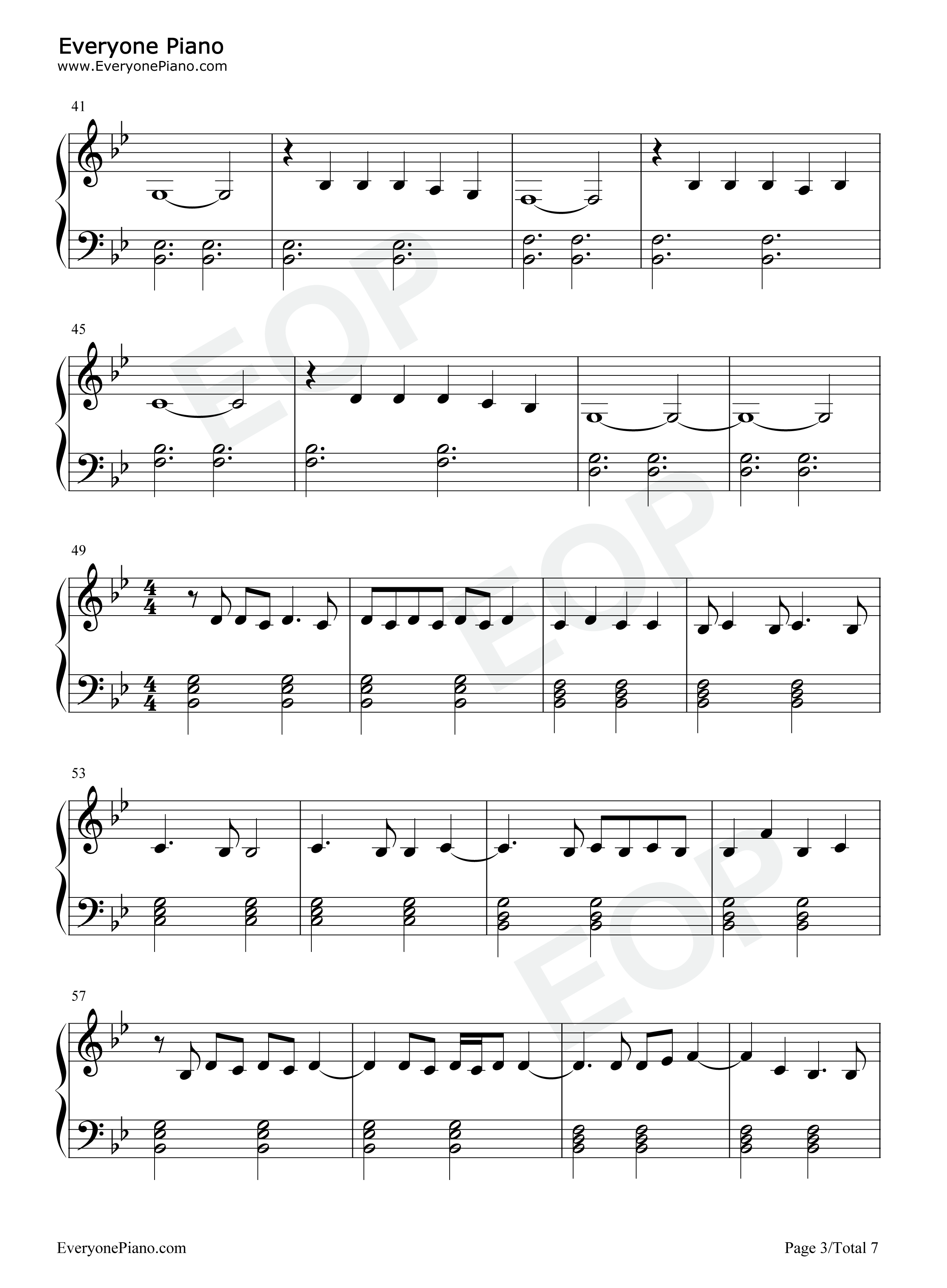 Film_Out钢琴谱_防弹少年团