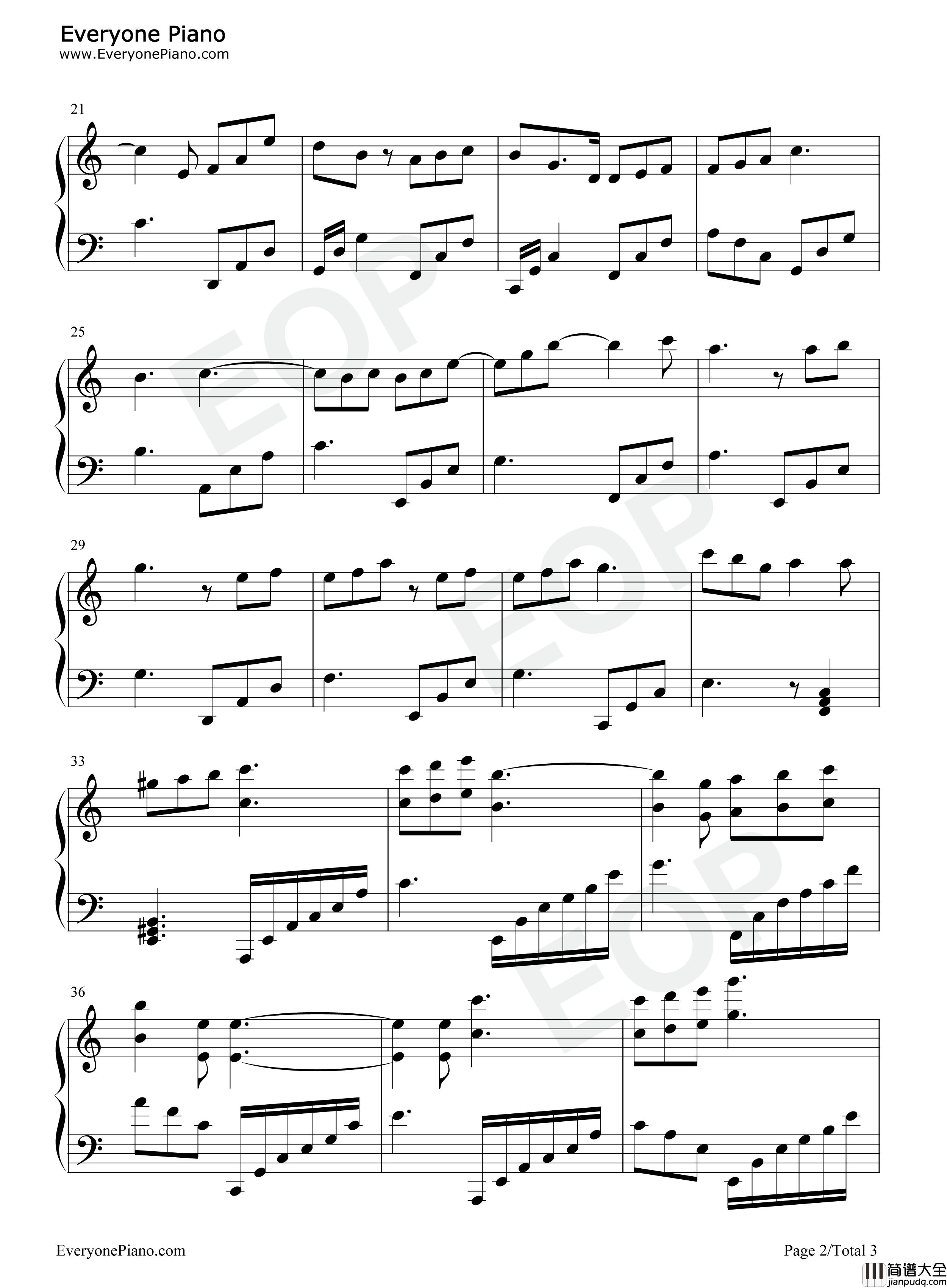 座位钢琴谱_金池