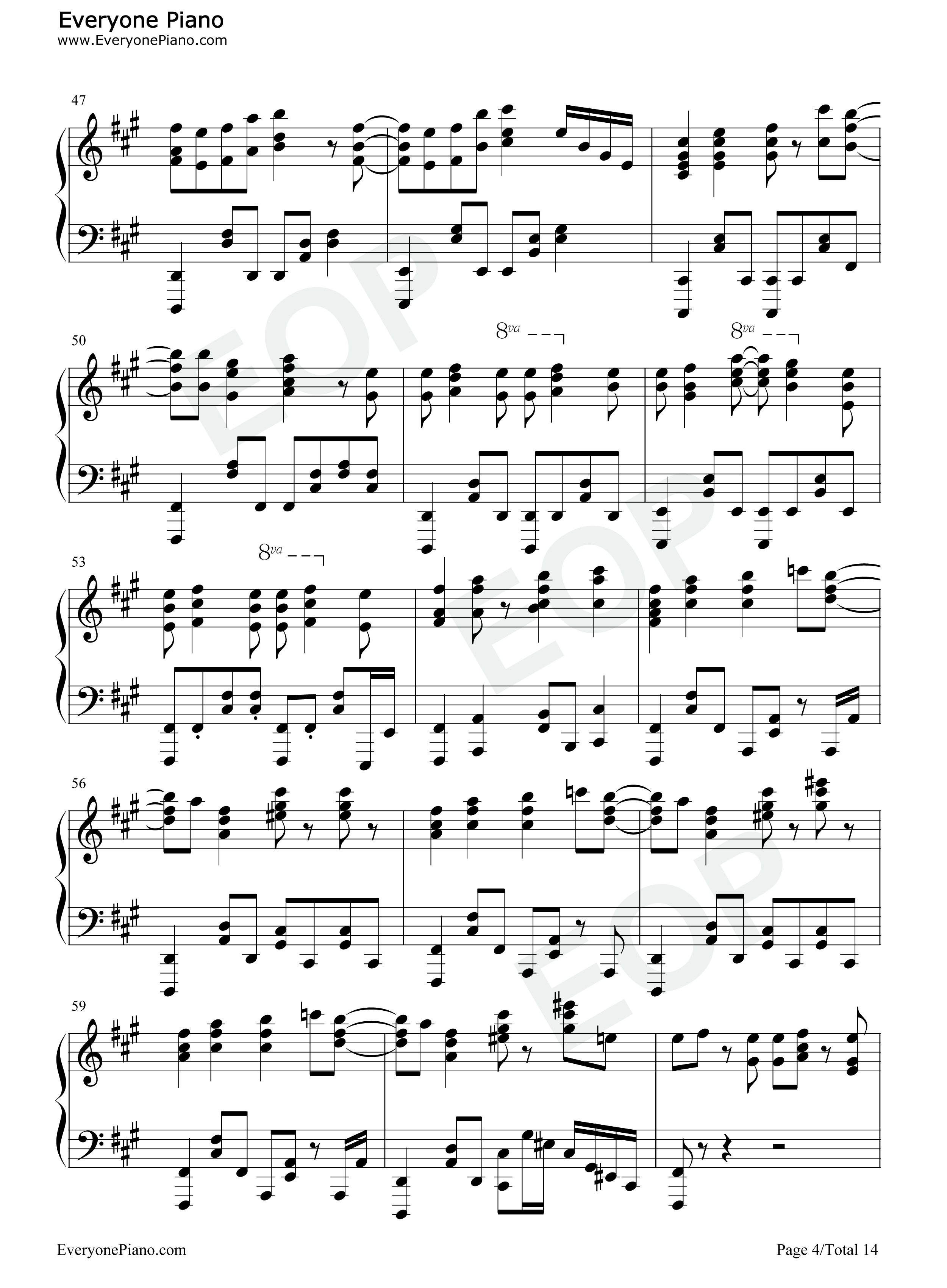 Easy_Love钢琴谱_上坂堇