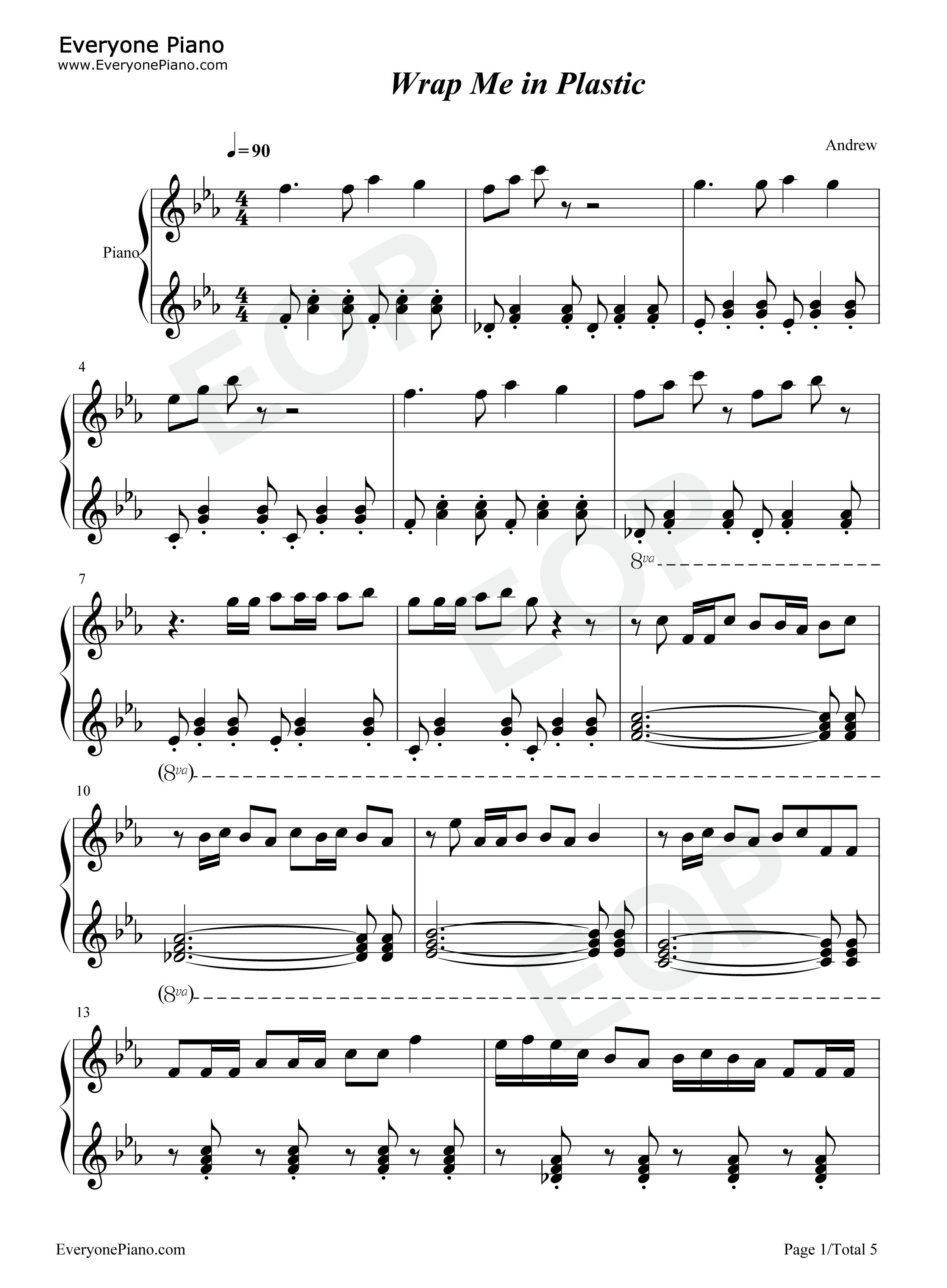 Wrap_Me_in_Plastic钢琴谱_Chromance_Momoland