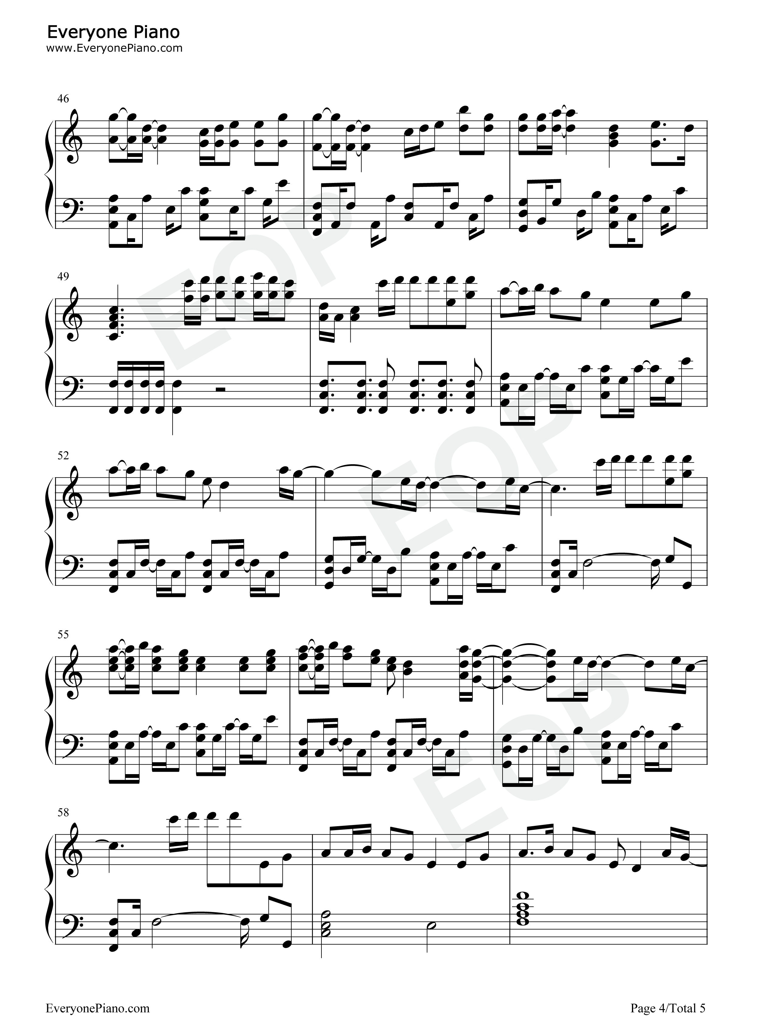 We_Are_Bulletproof_The_Eternal钢琴谱_防弹少年团