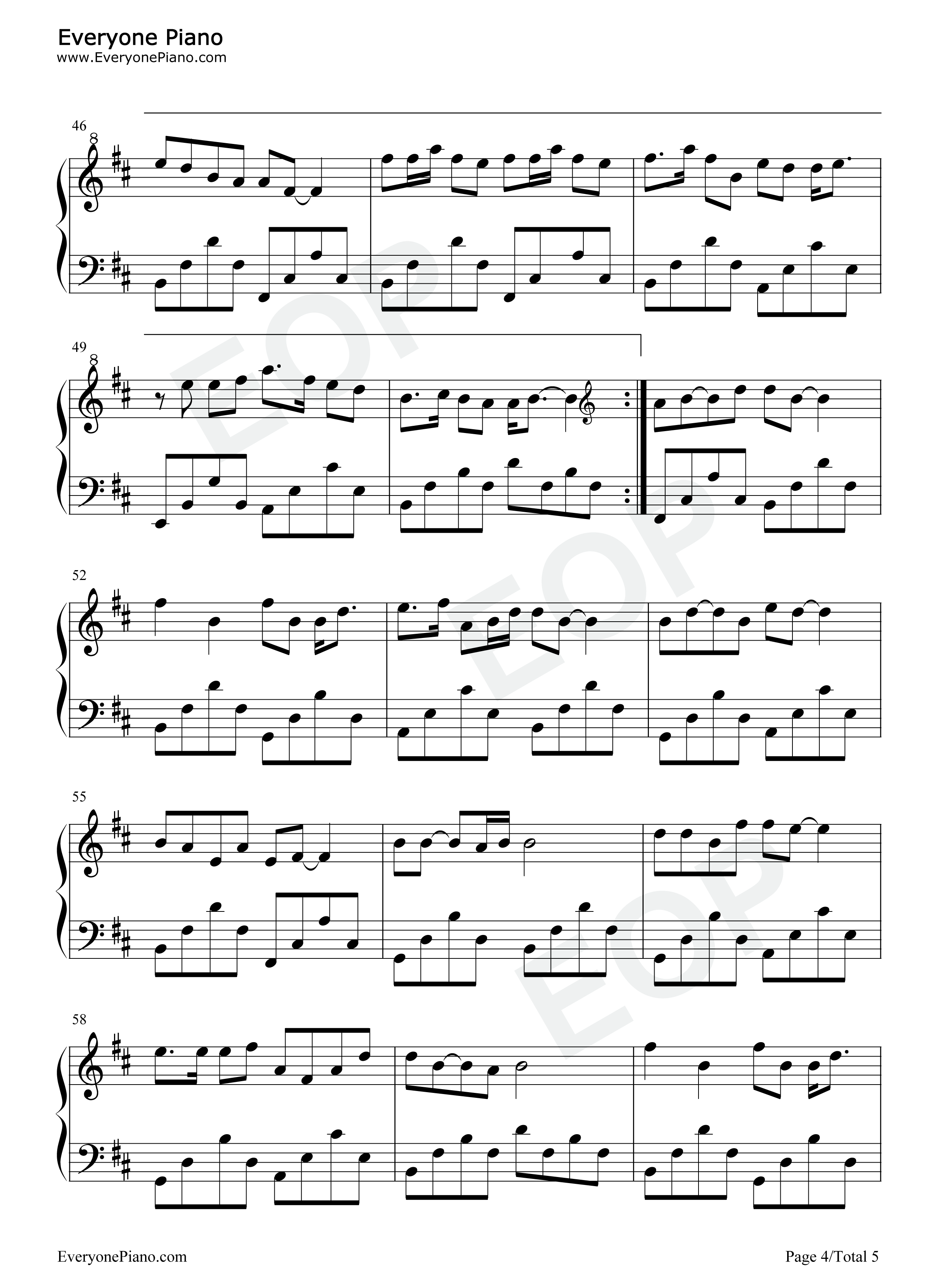 瞧我这眼神钢琴谱_金久哲