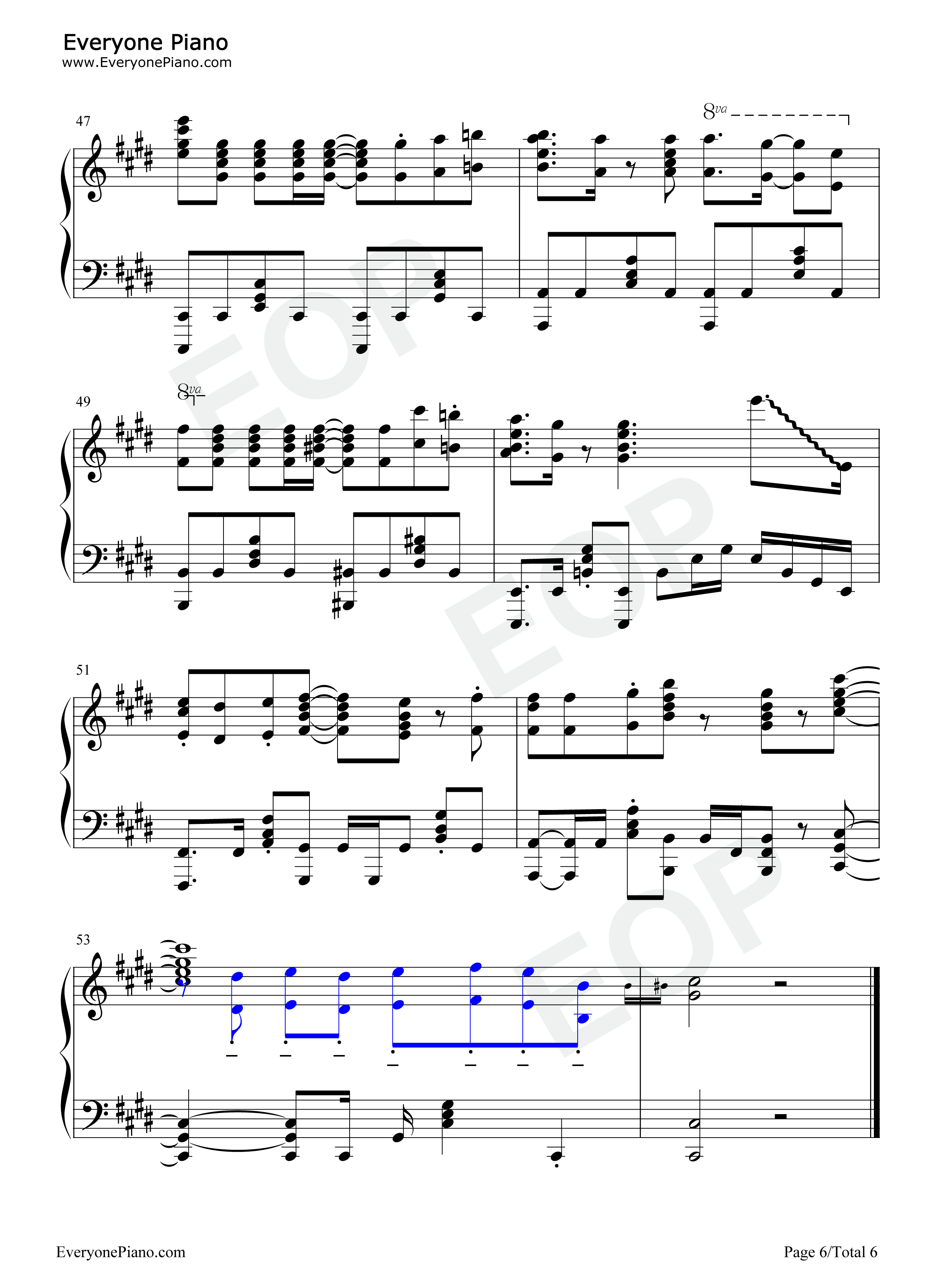 Against钢琴谱_石原夏织