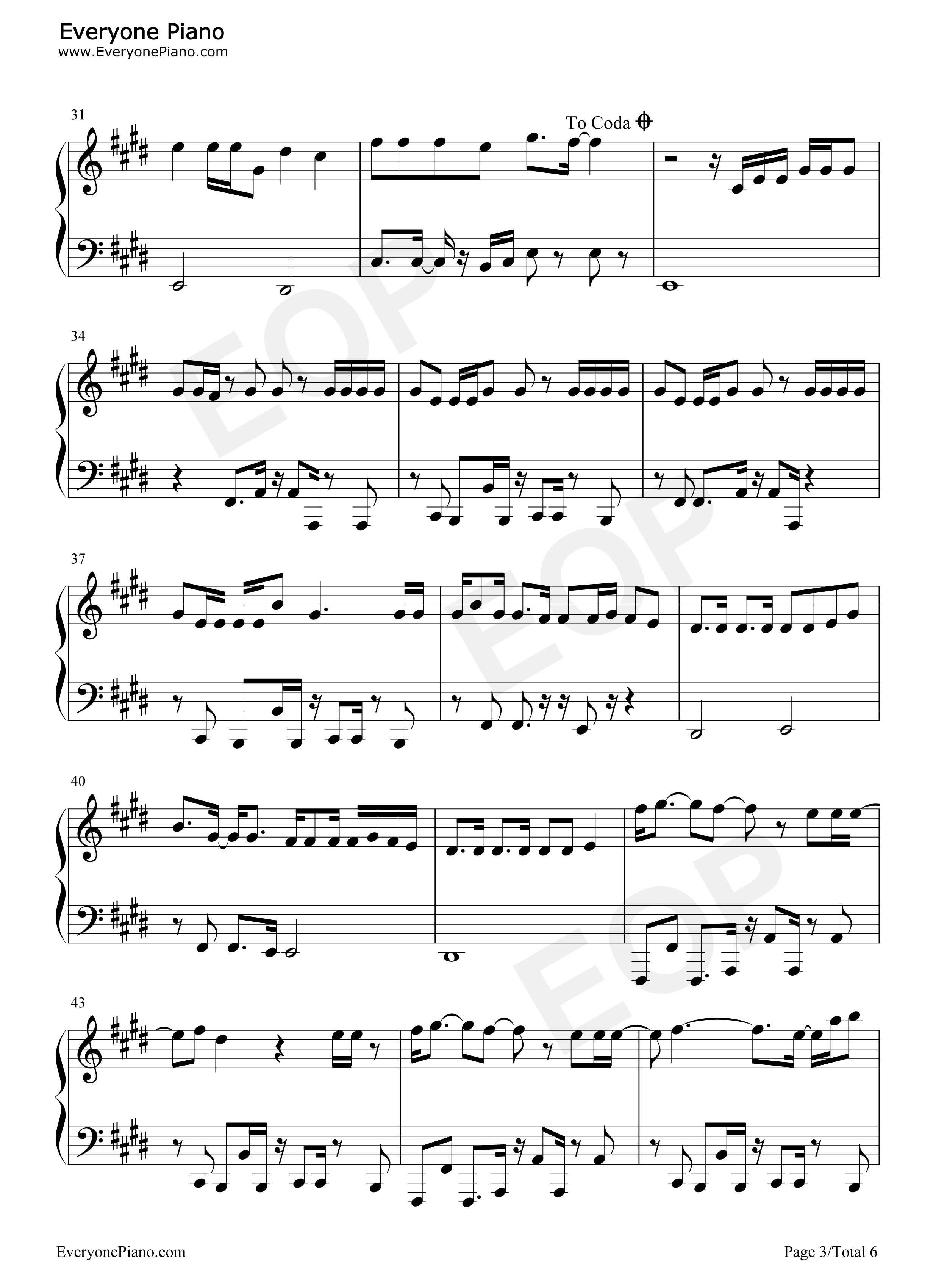 Higher钢琴谱_Clean_Bandit_Iann_Dior