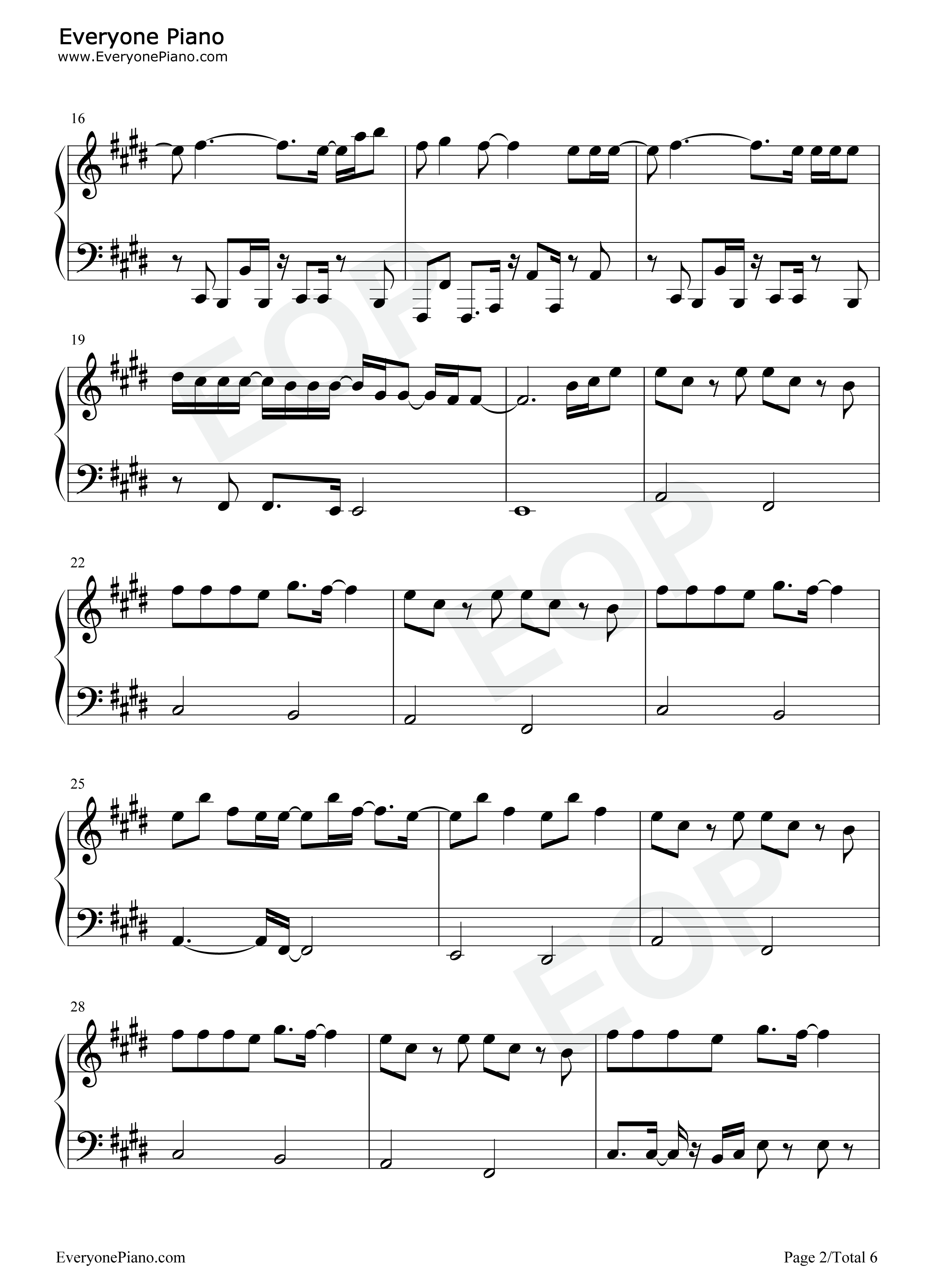 Higher钢琴谱_Clean_Bandit_Iann_Dior