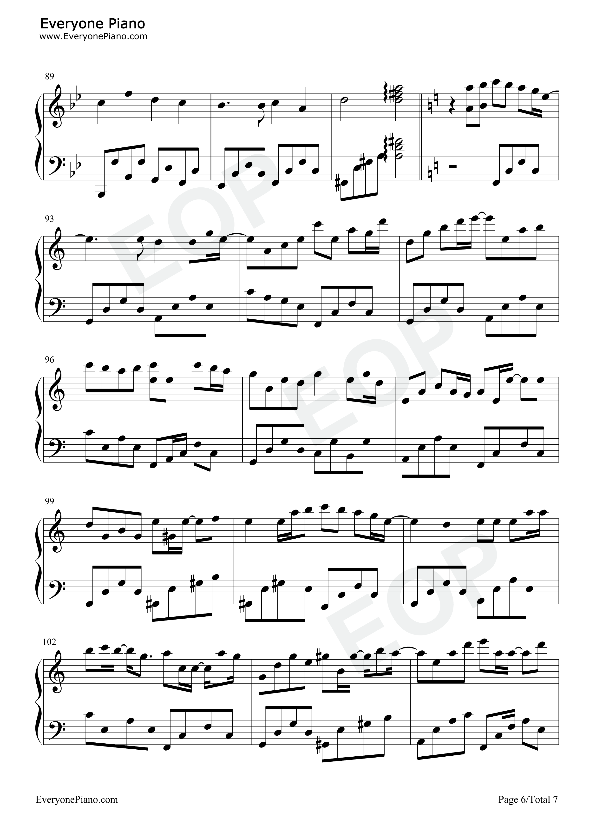 贵方へ_镇魂曲を钢琴谱_初音ミク