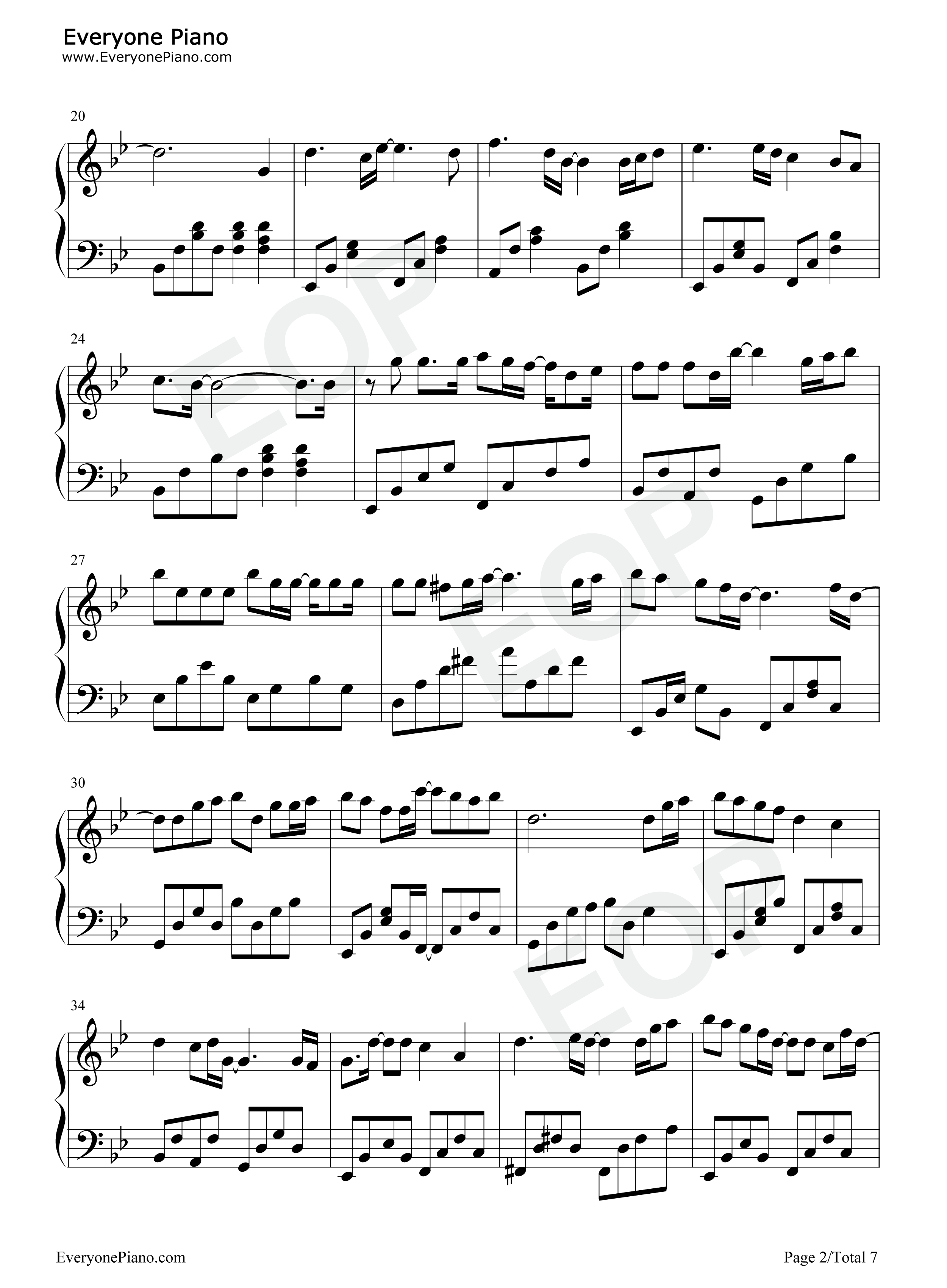 贵方へ_镇魂曲を钢琴谱_初音ミク