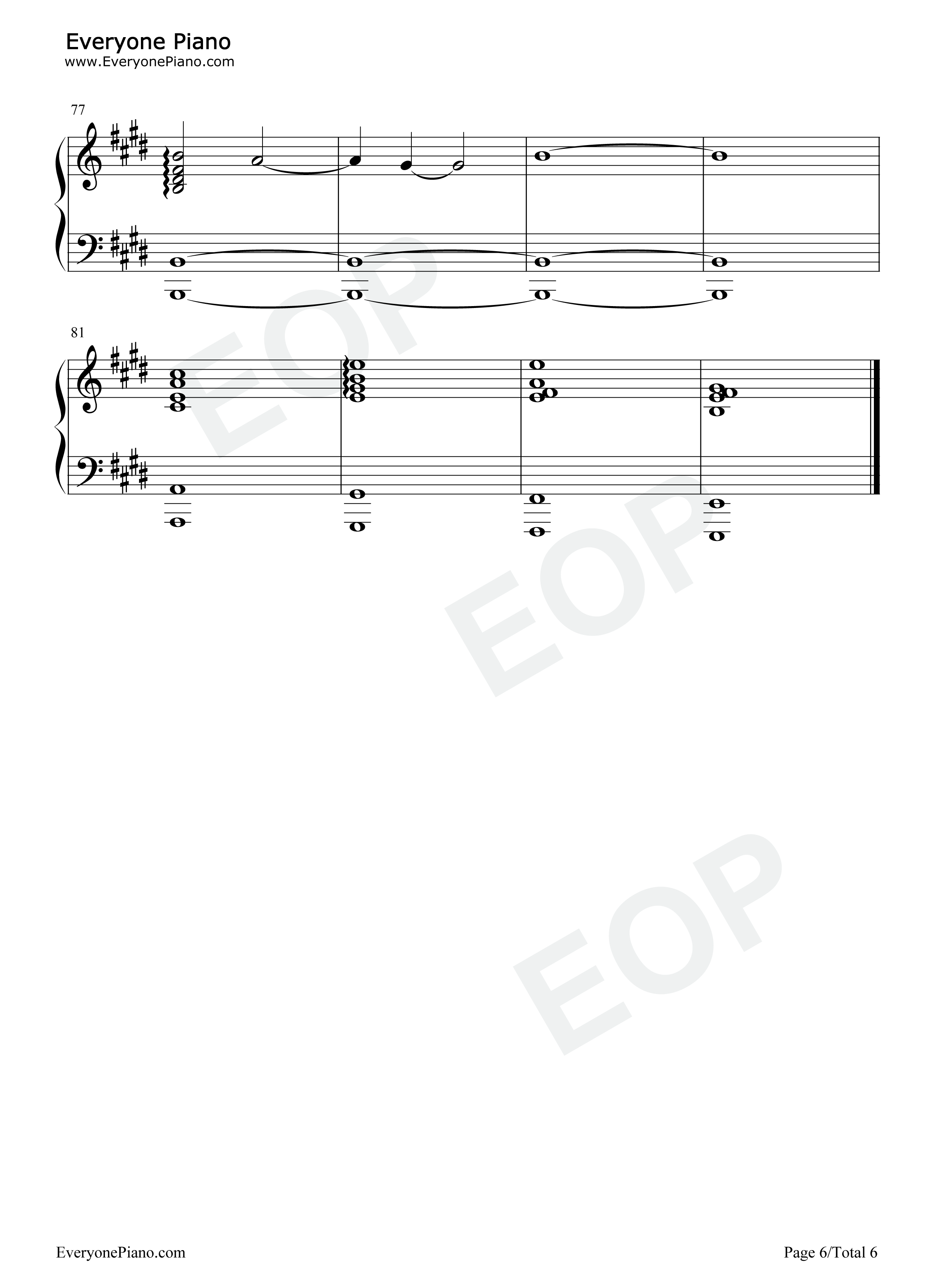 君は天然色钢琴谱_大泷咏一