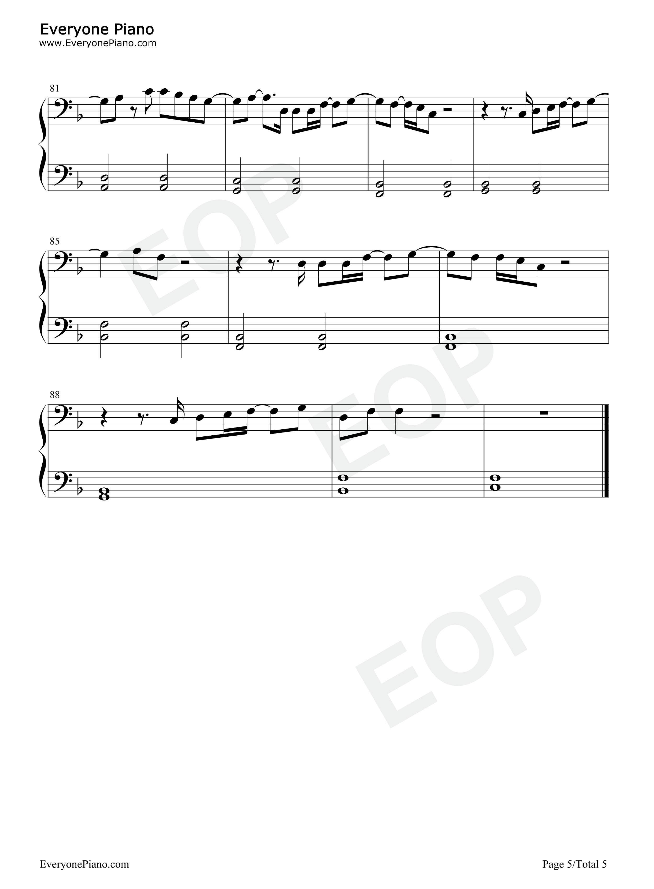 Somebodys_Problem钢琴谱_Morgan_Wallen