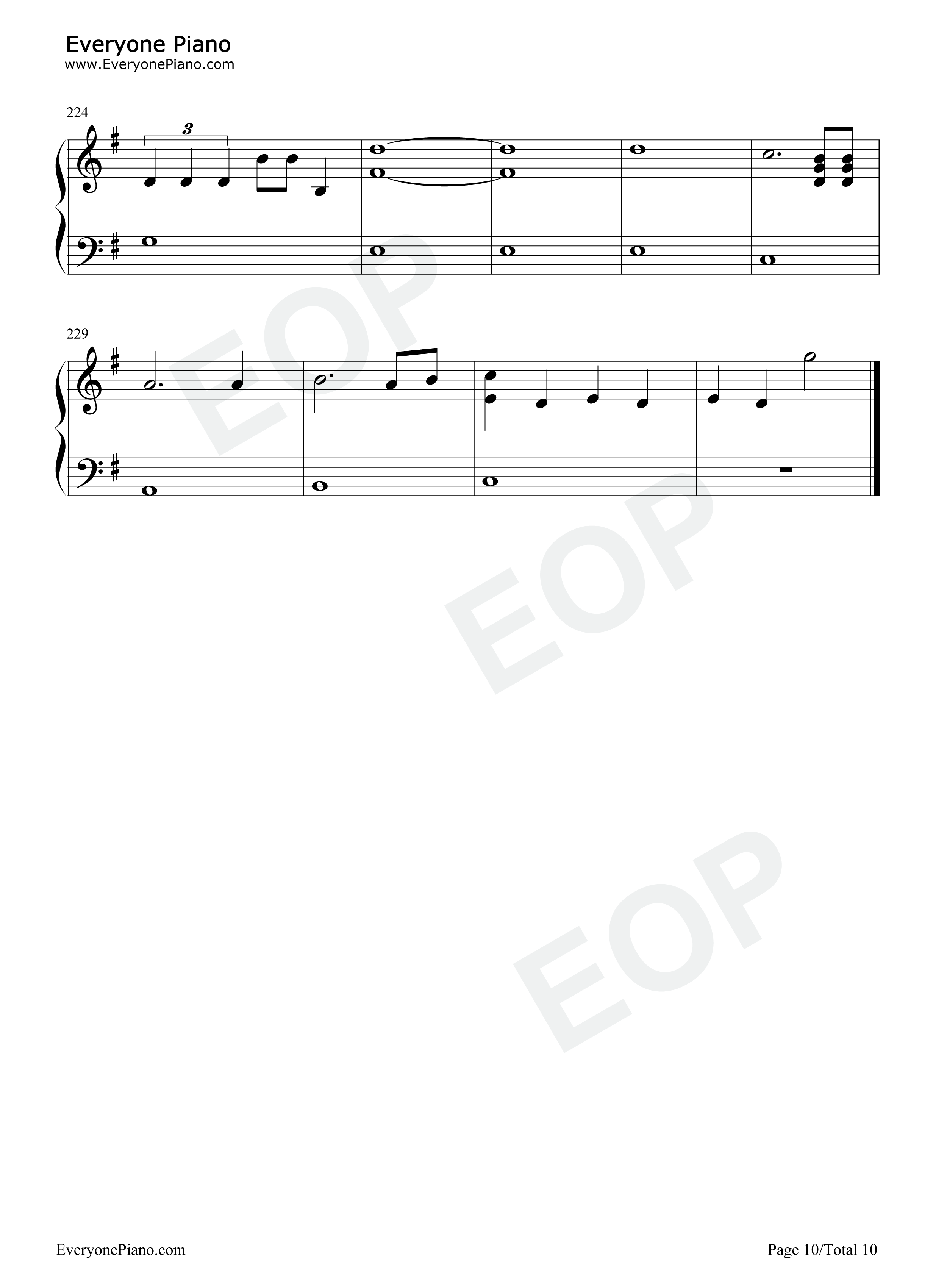 Get_Well_Soon钢琴谱_Ariana_Grande