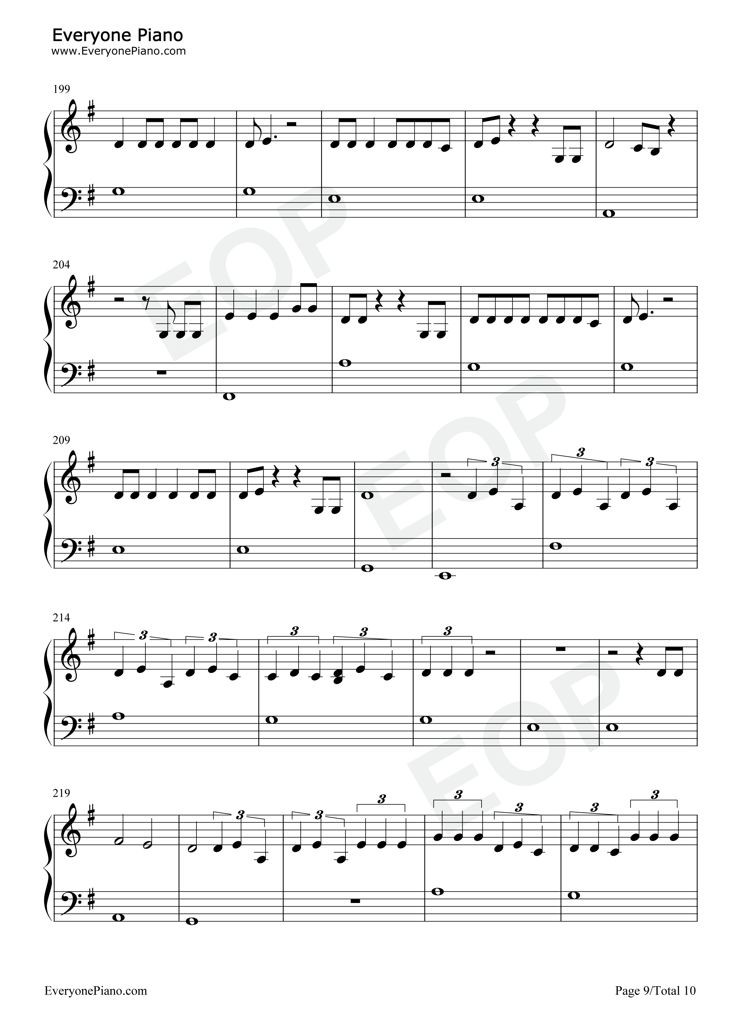 Get_Well_Soon钢琴谱_Ariana_Grande