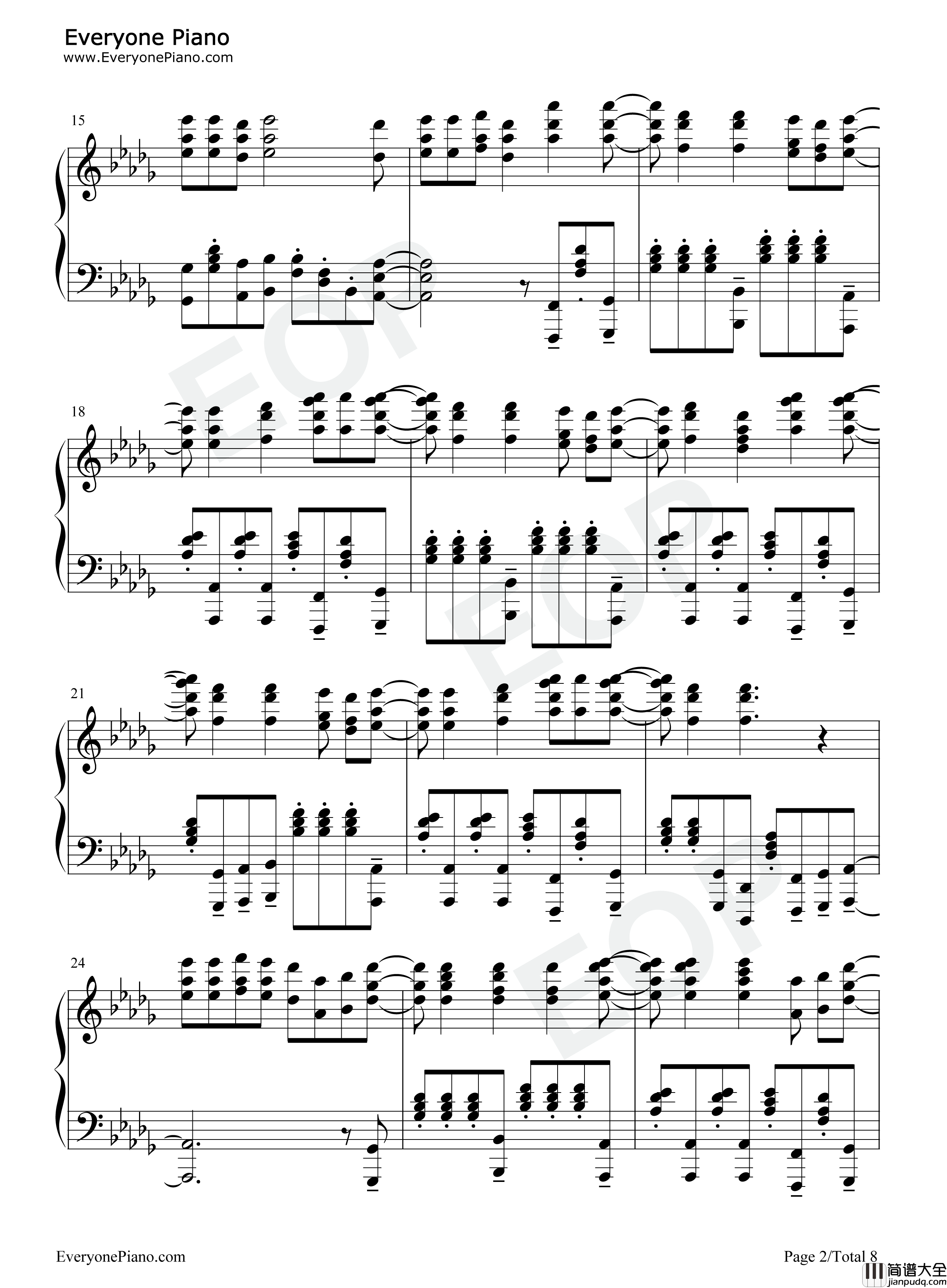 Midnight_In_Tokyo钢琴谱_Pentatonix_Little_Glee_Monster