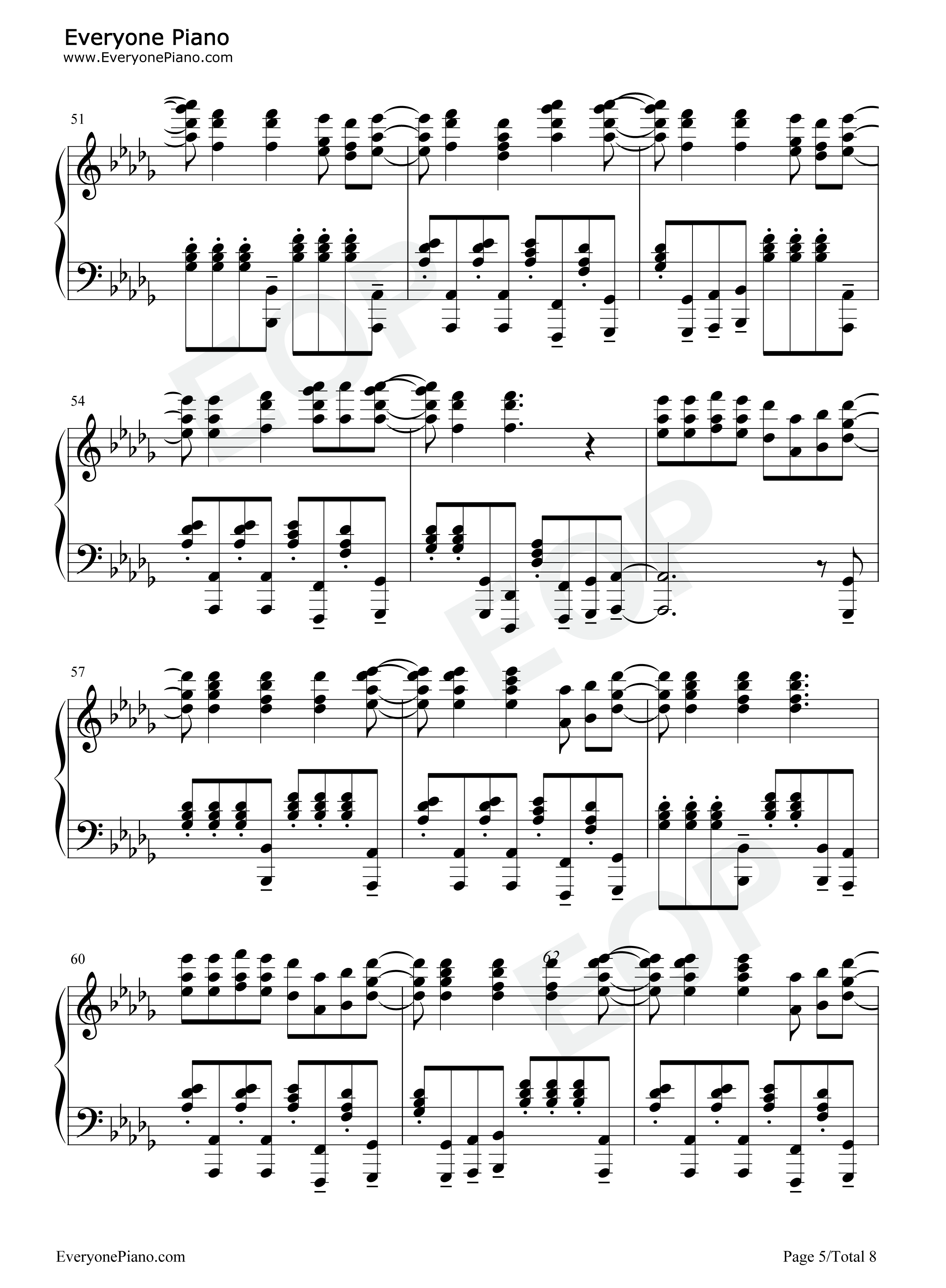 Midnight_In_Tokyo钢琴谱_Pentatonix_Little_Glee_Monster