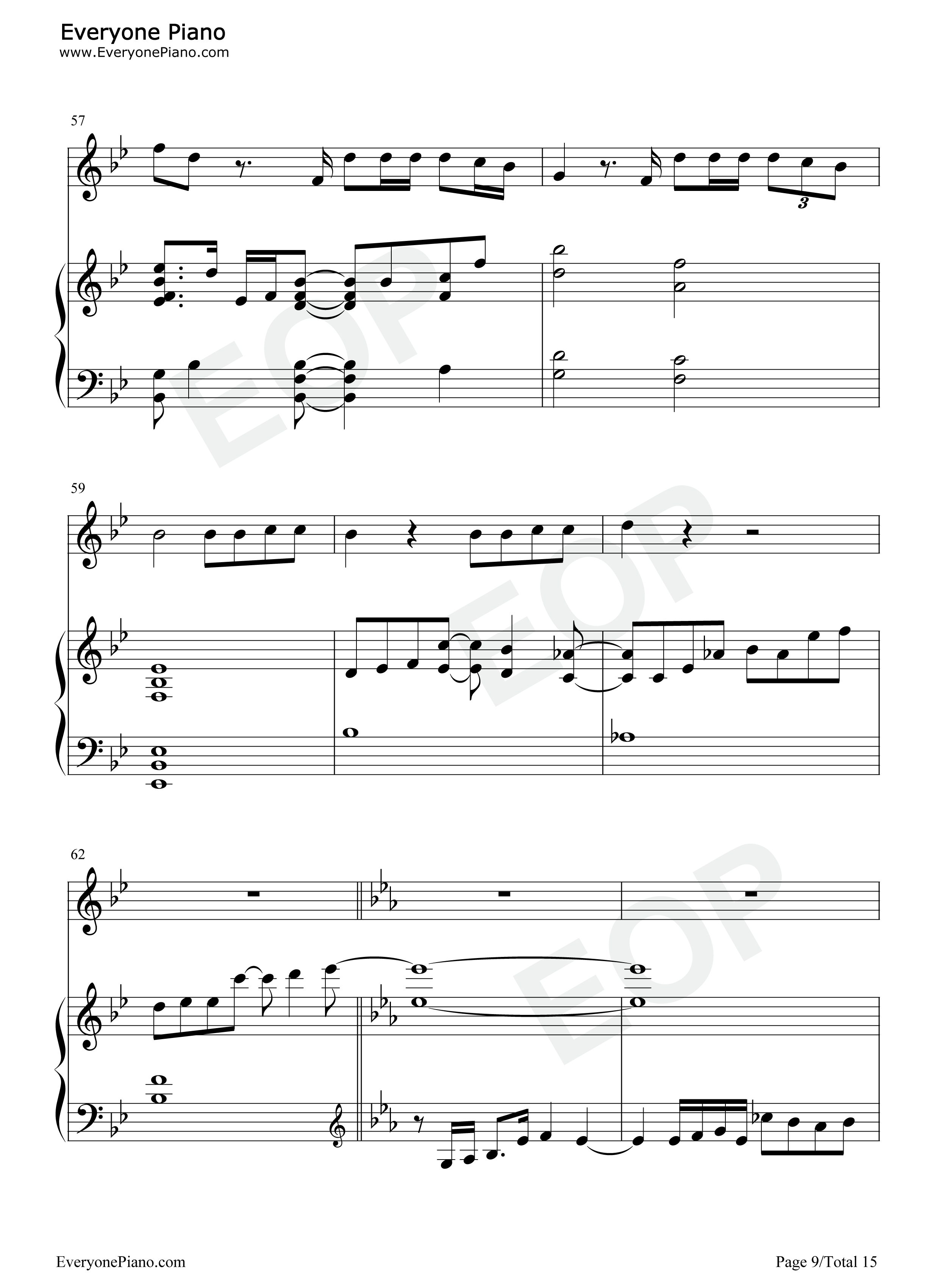 One_Last_Time钢琴谱_Christopher_Jackson