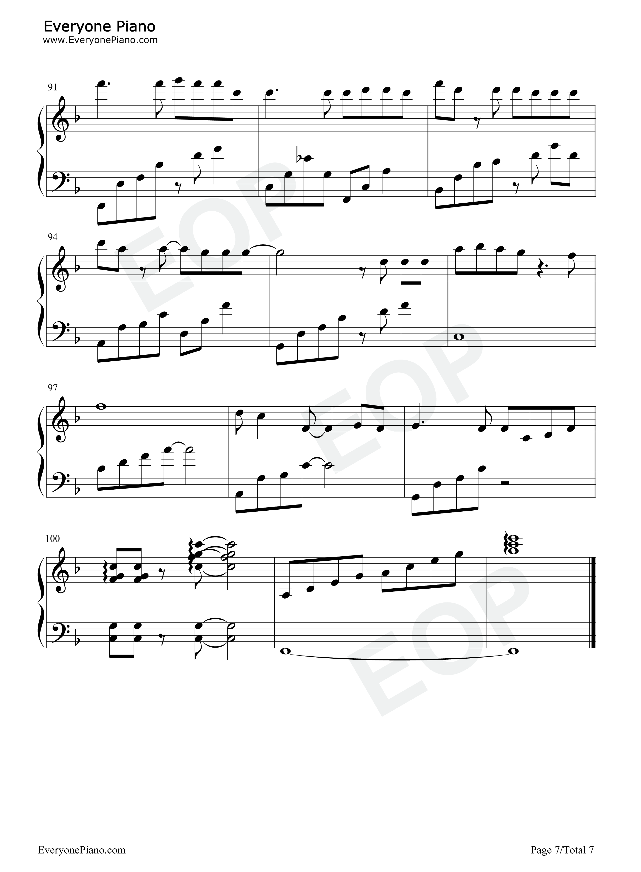 简单的幸福钢琴谱_罗聪