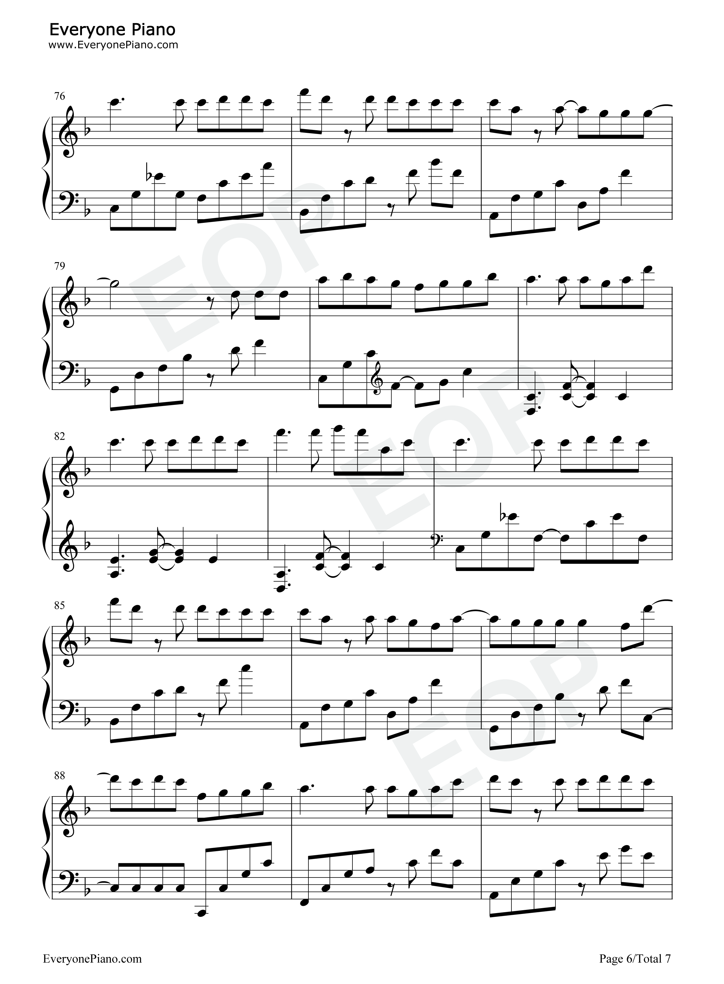 简单的幸福钢琴谱_罗聪