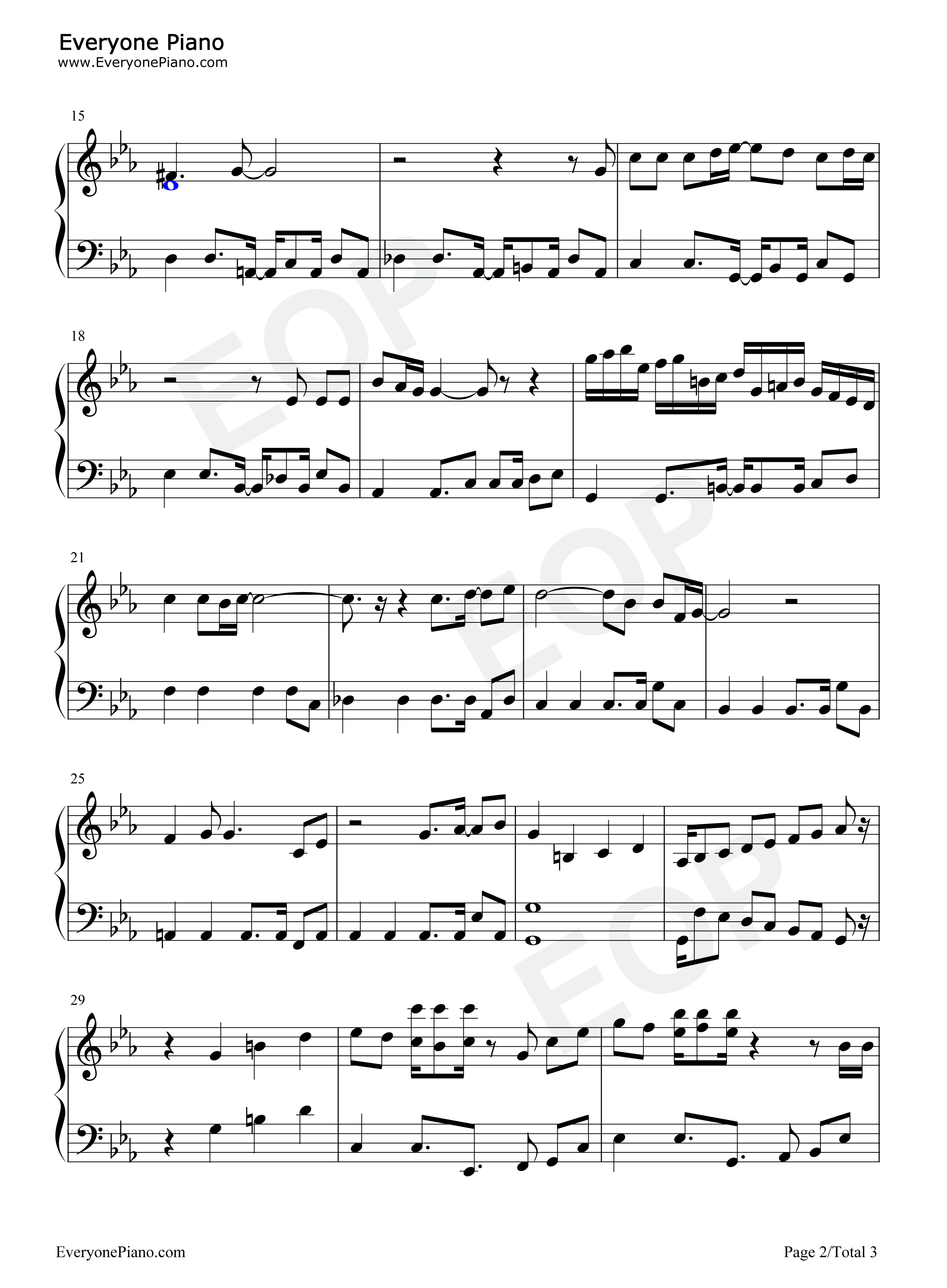 Bloody_Stream钢琴谱_Coda_小田和奏