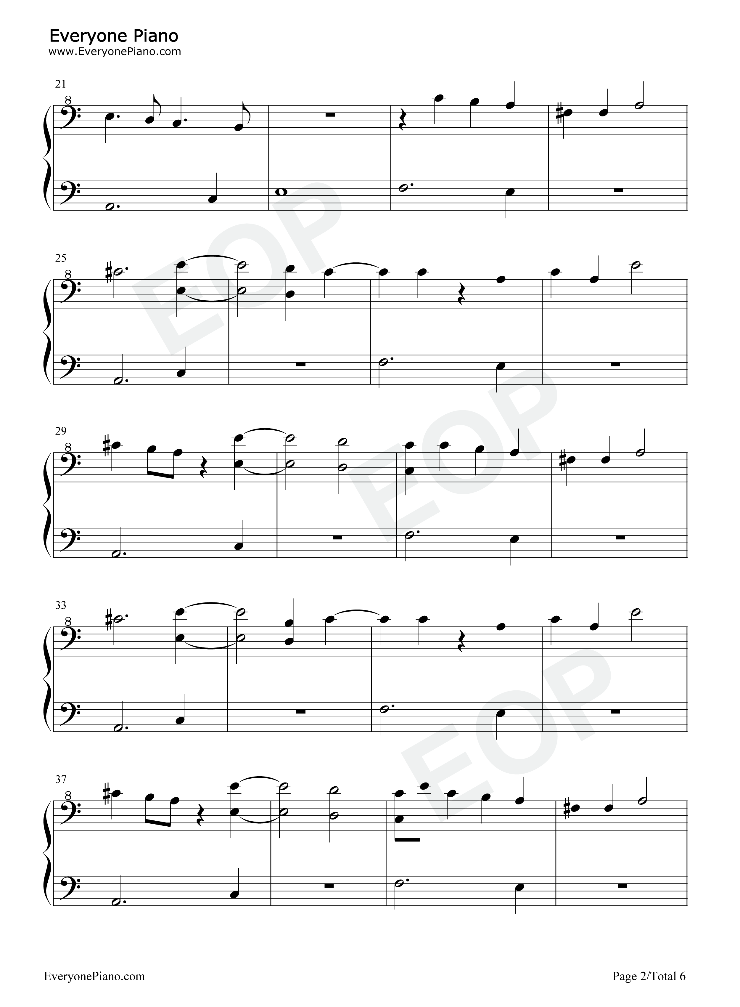 My_Hair钢琴谱_Ariana_Grande