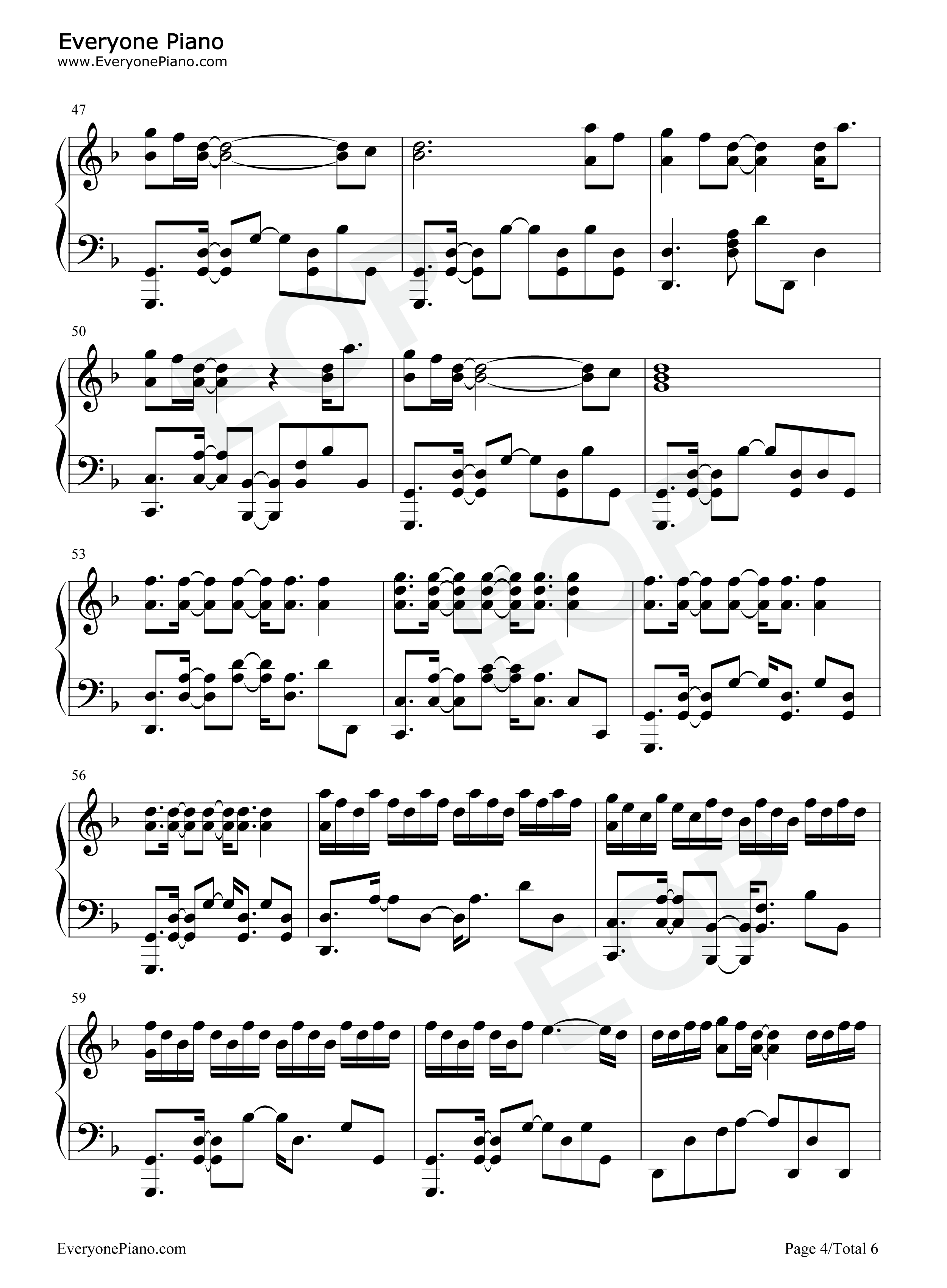 Lost_in_the_Fire钢琴谱_Gesaffelstein_The_Weeknd