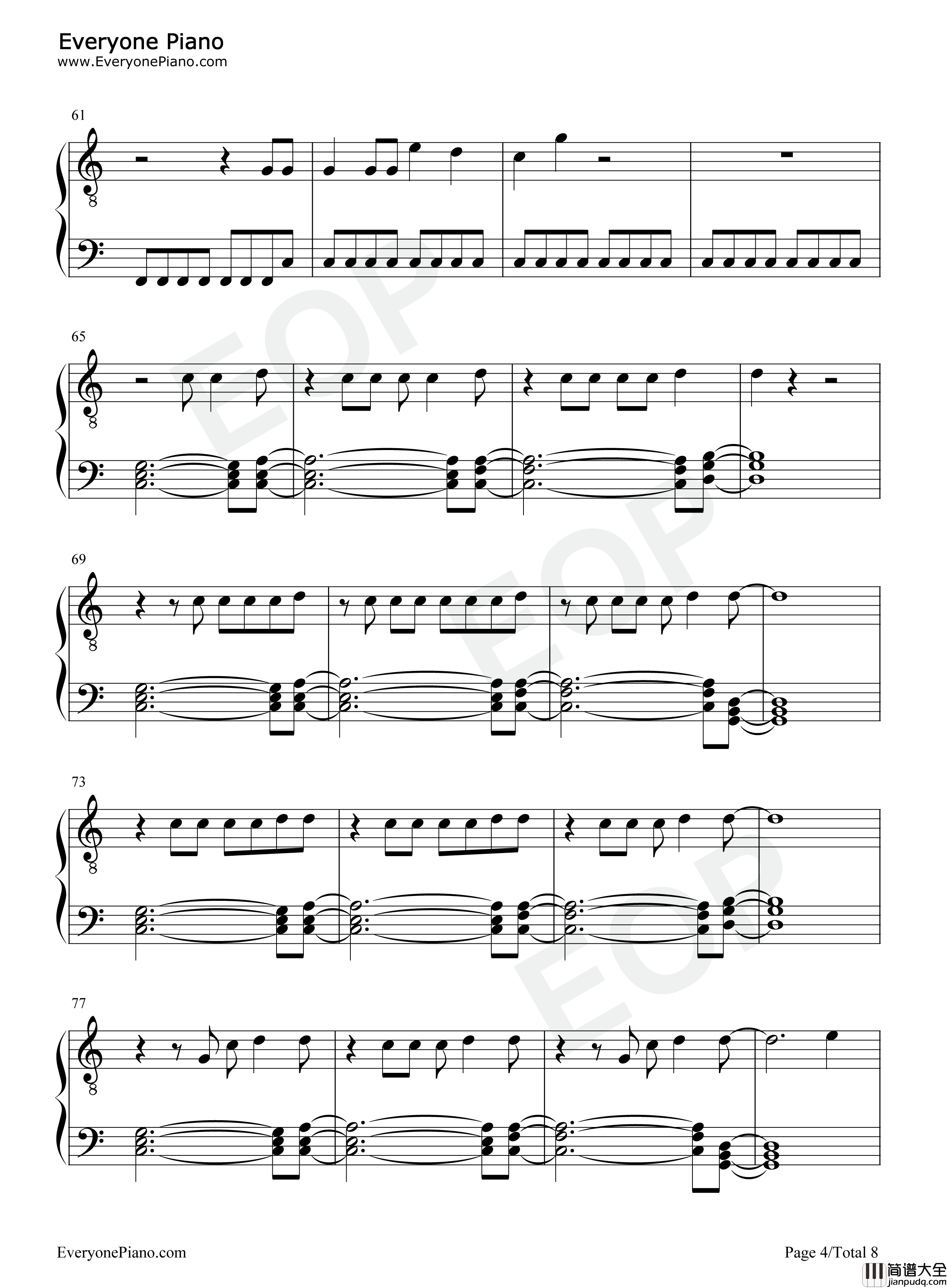 Its_Time_to_Go钢琴谱_Taylor_Swift