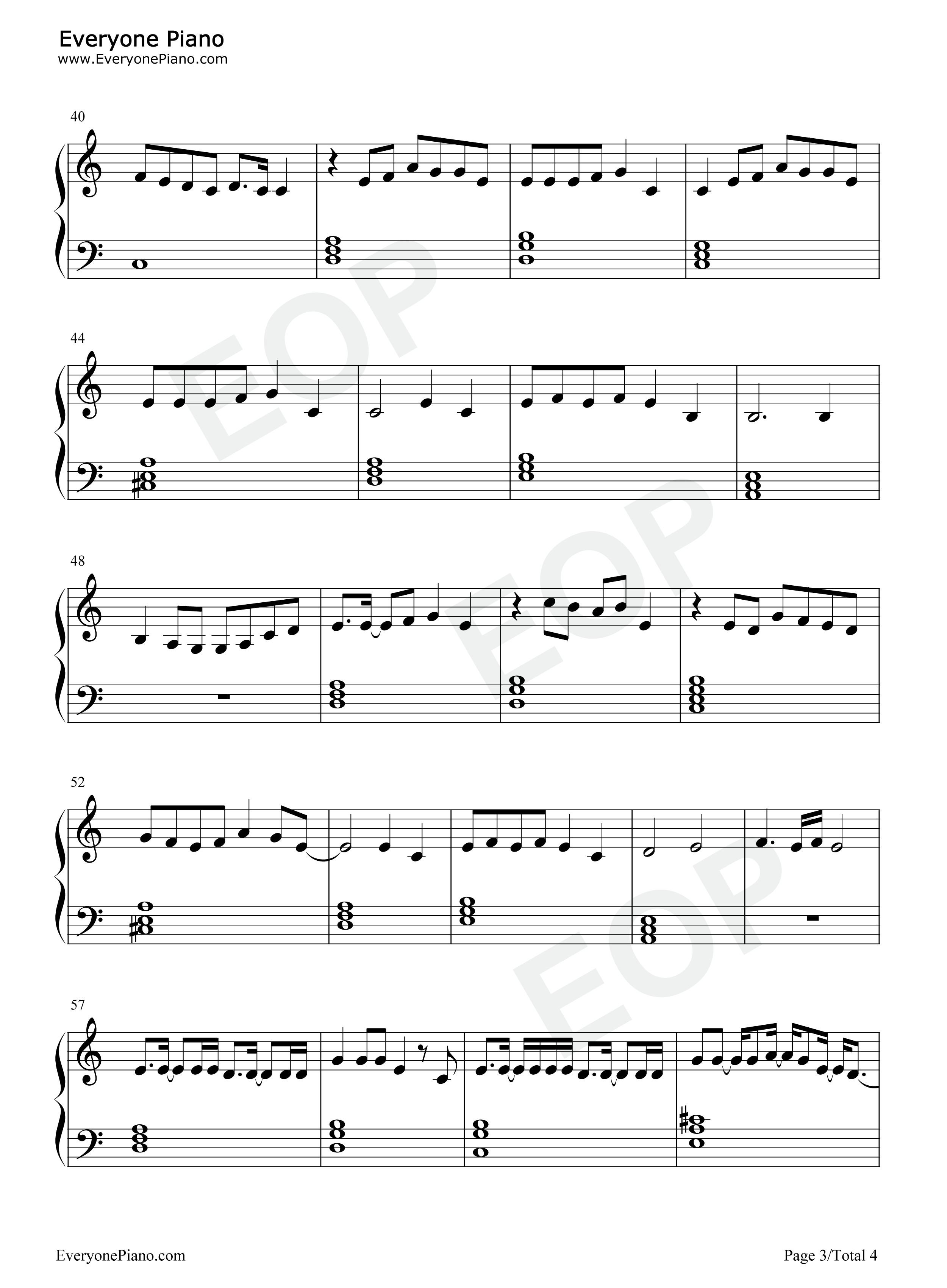 Obvious钢琴谱_Ariana_Grande