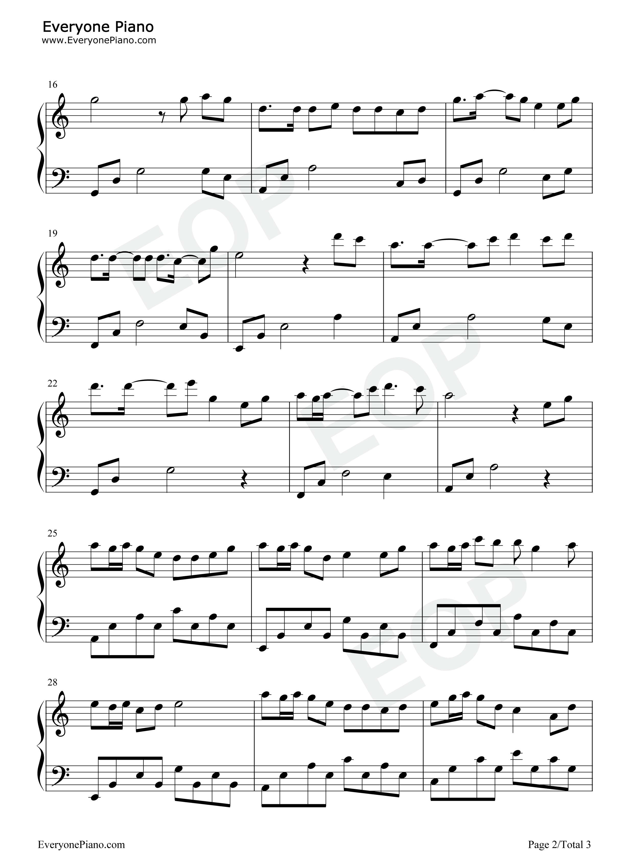 月光酿钢琴谱_以冬_晴愔