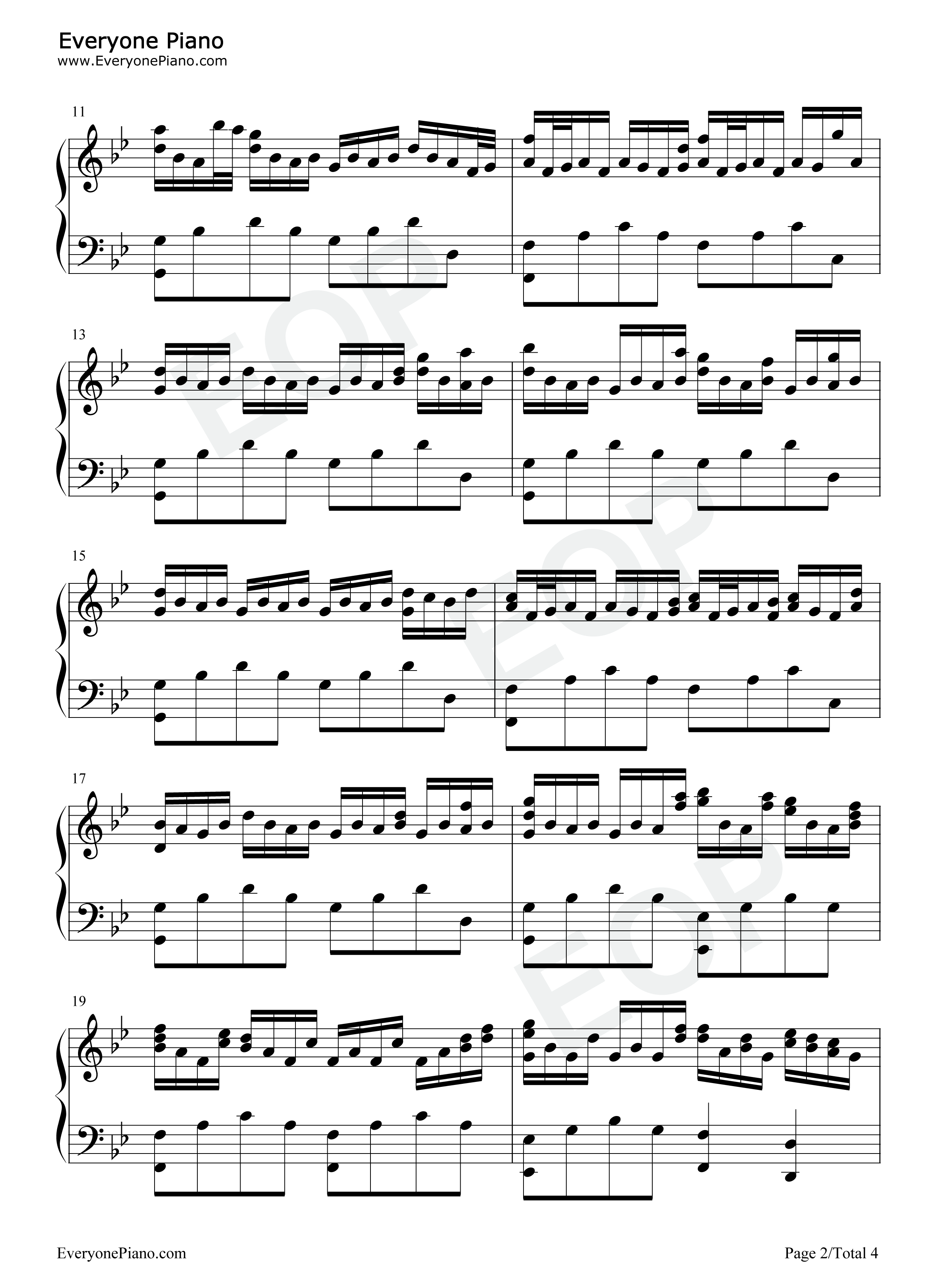 Beyond_The_Trails_Of_Tears钢琴谱_Amanecer_Ecuador