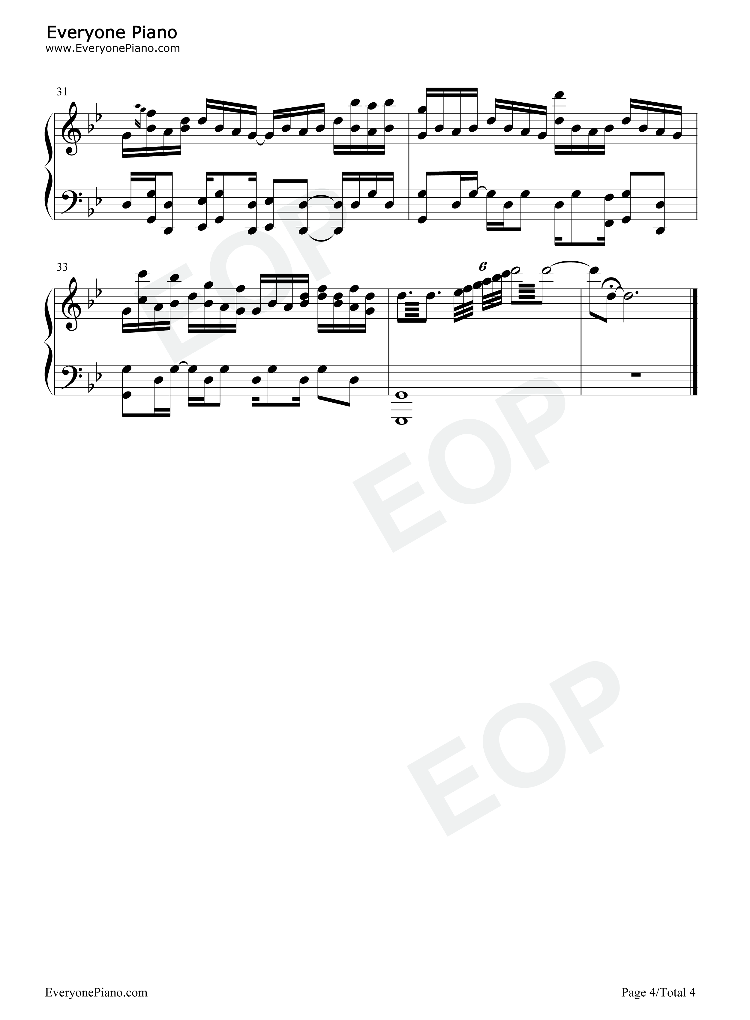 Beyond_The_Trails_Of_Tears钢琴谱_Amanecer_Ecuador