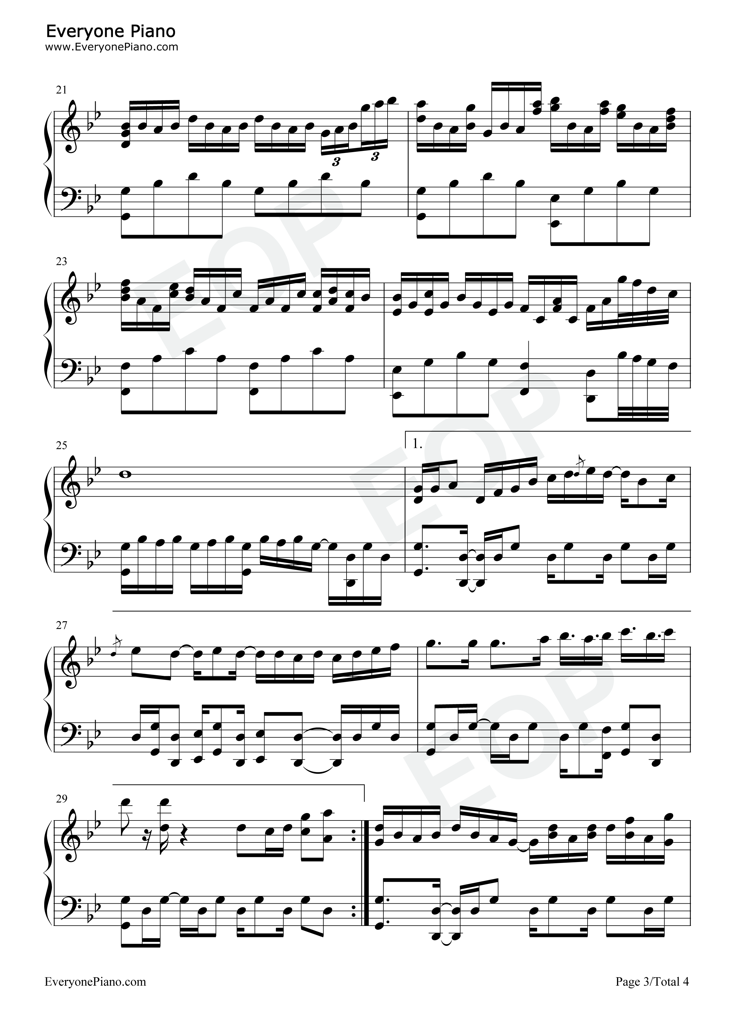 Beyond_The_Trails_Of_Tears钢琴谱_Amanecer_Ecuador