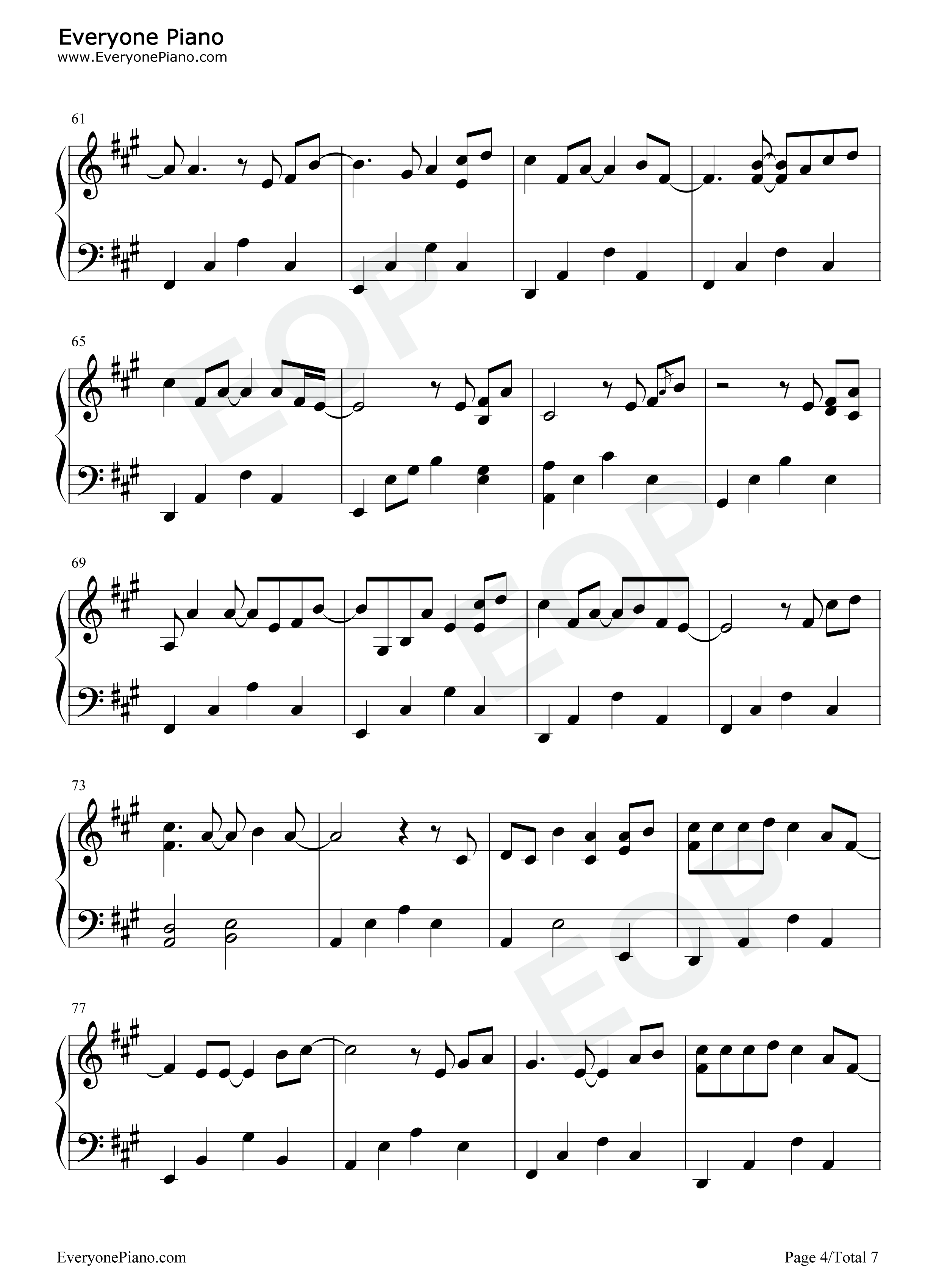 出现又离开钢琴谱_梁博_那英