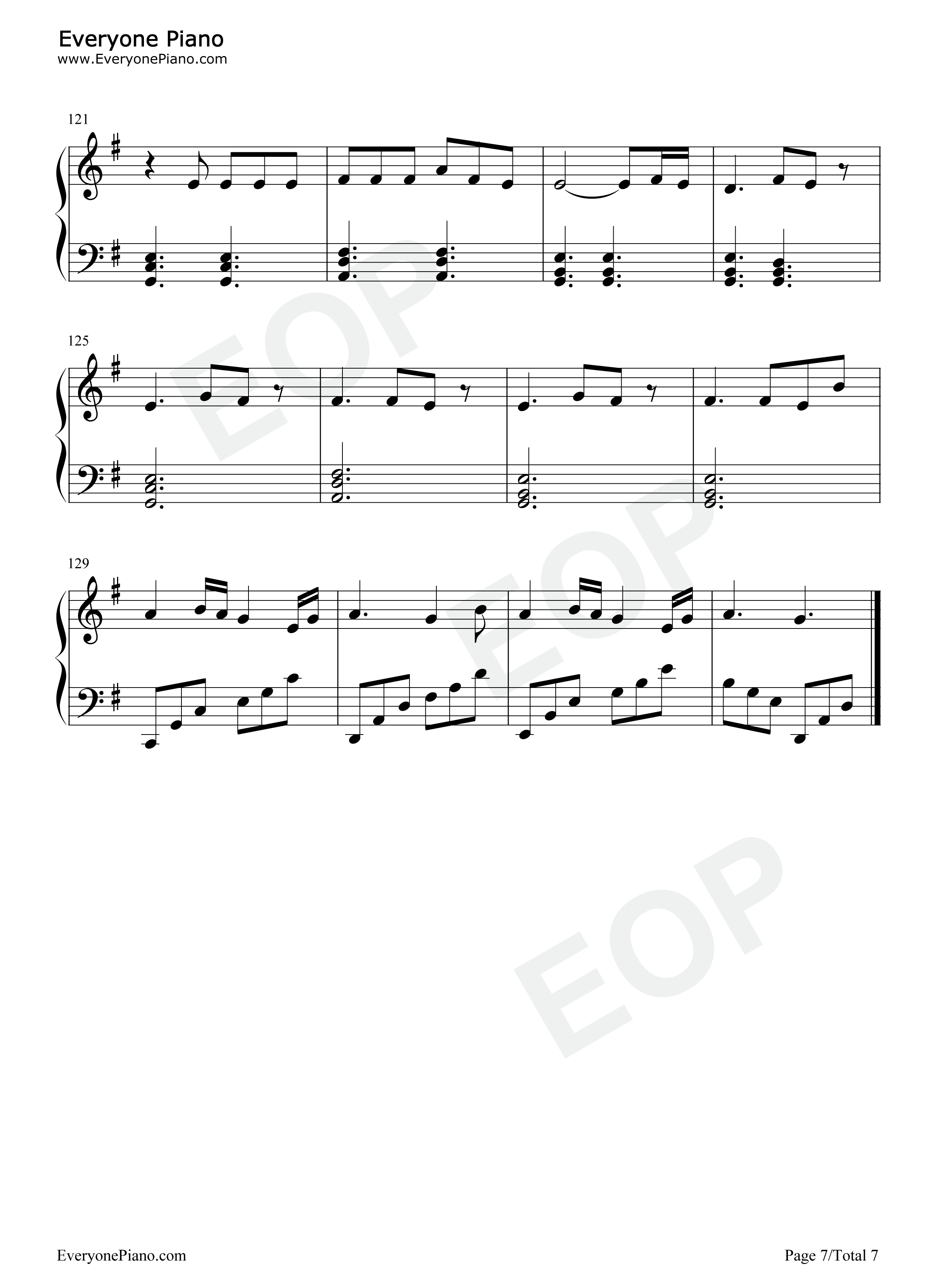 Chemtrails_Over_The_Country_Club钢琴谱_Lana_Del_Rey