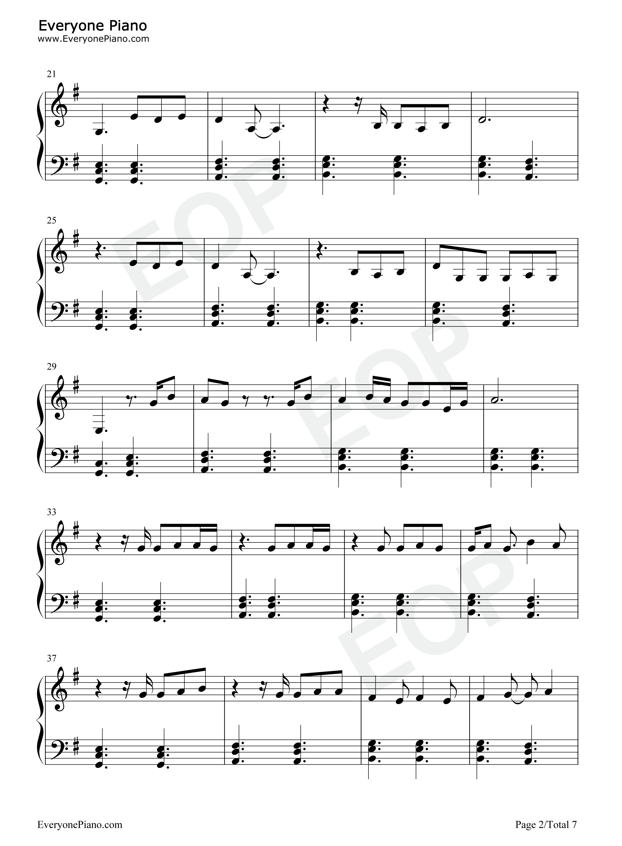 Chemtrails_Over_The_Country_Club钢琴谱_Lana_Del_Rey