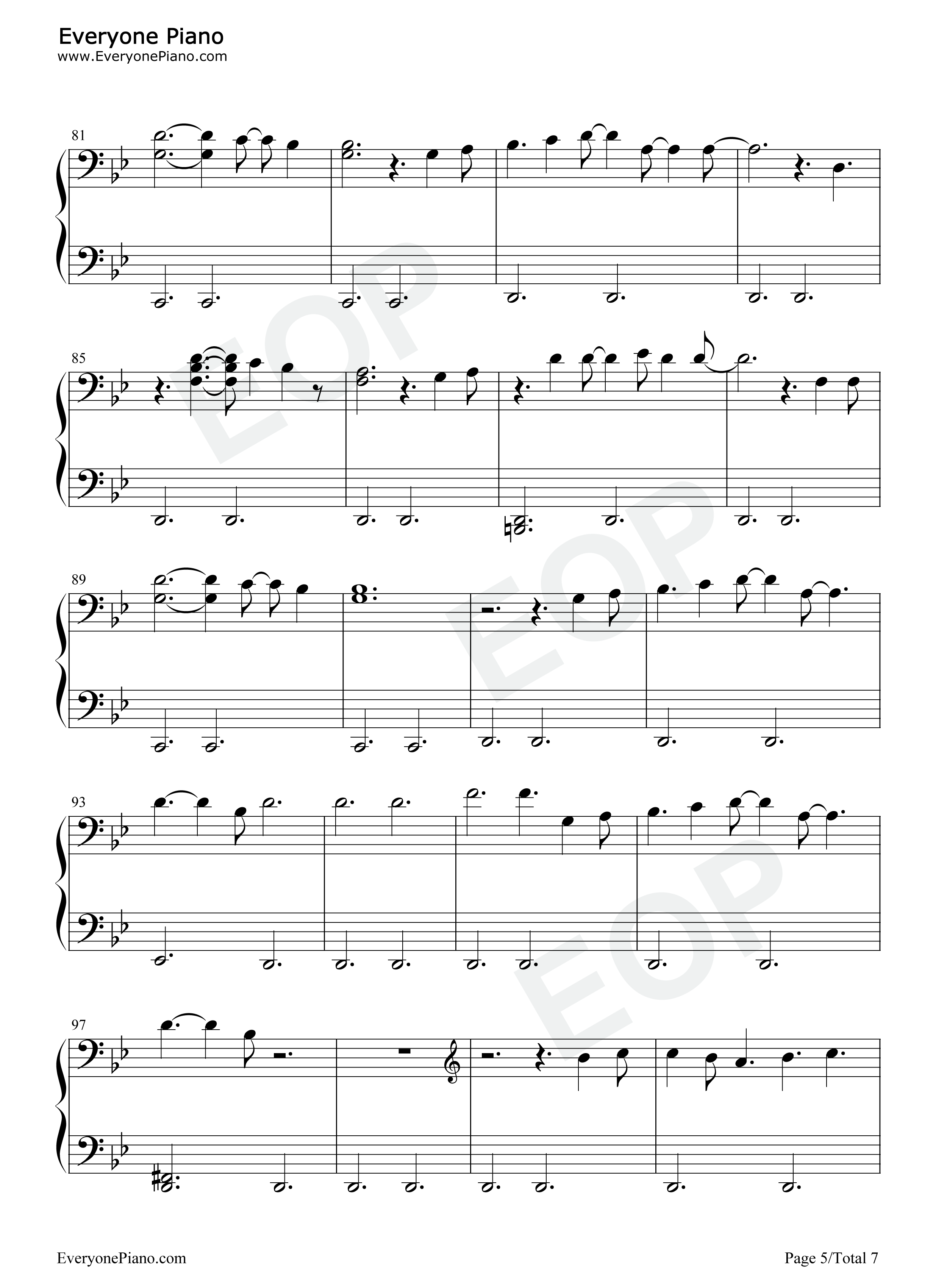 Like_You_Do钢琴谱_Joji