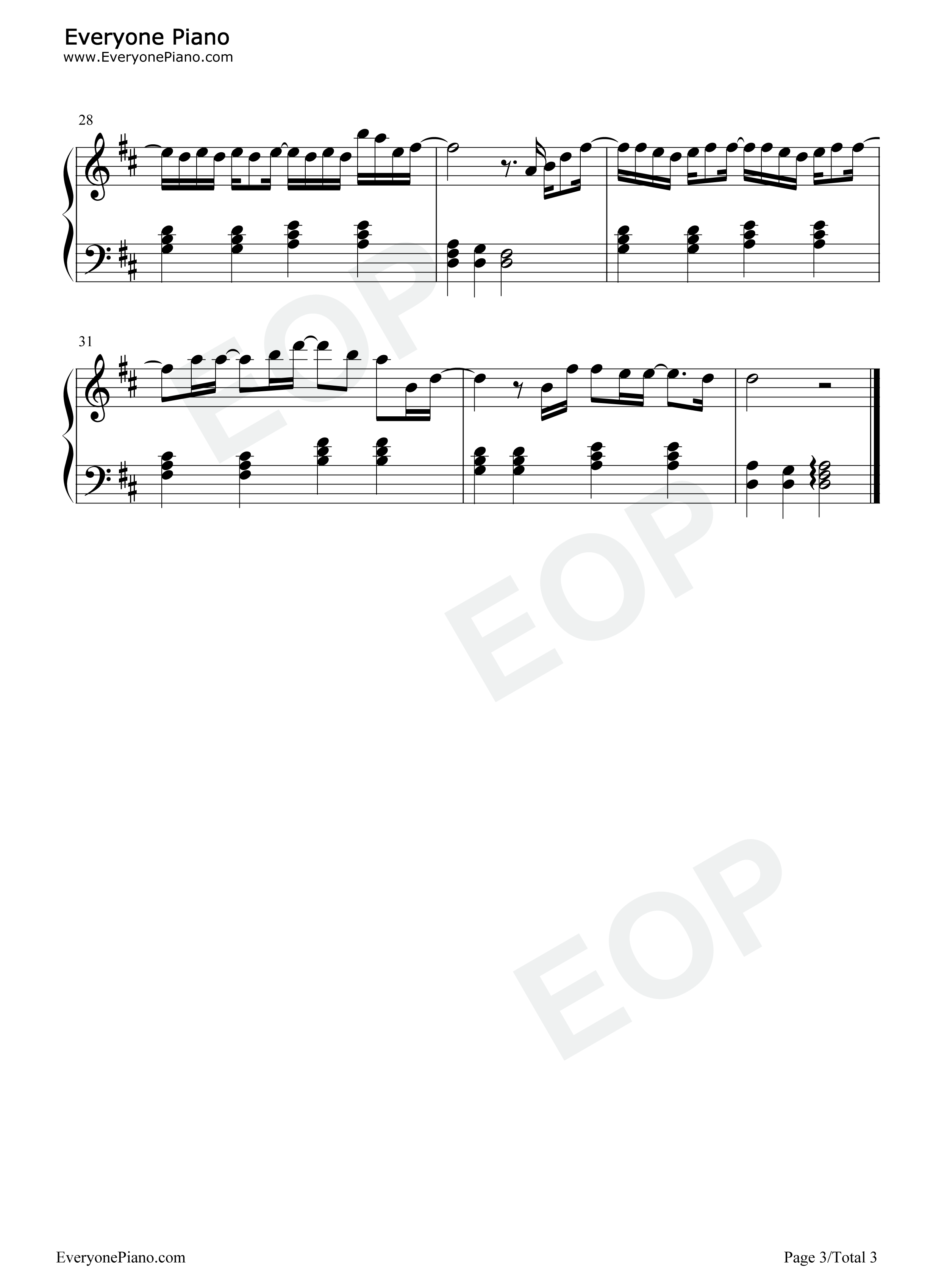 你的轮廓钢琴谱_叶琼琳