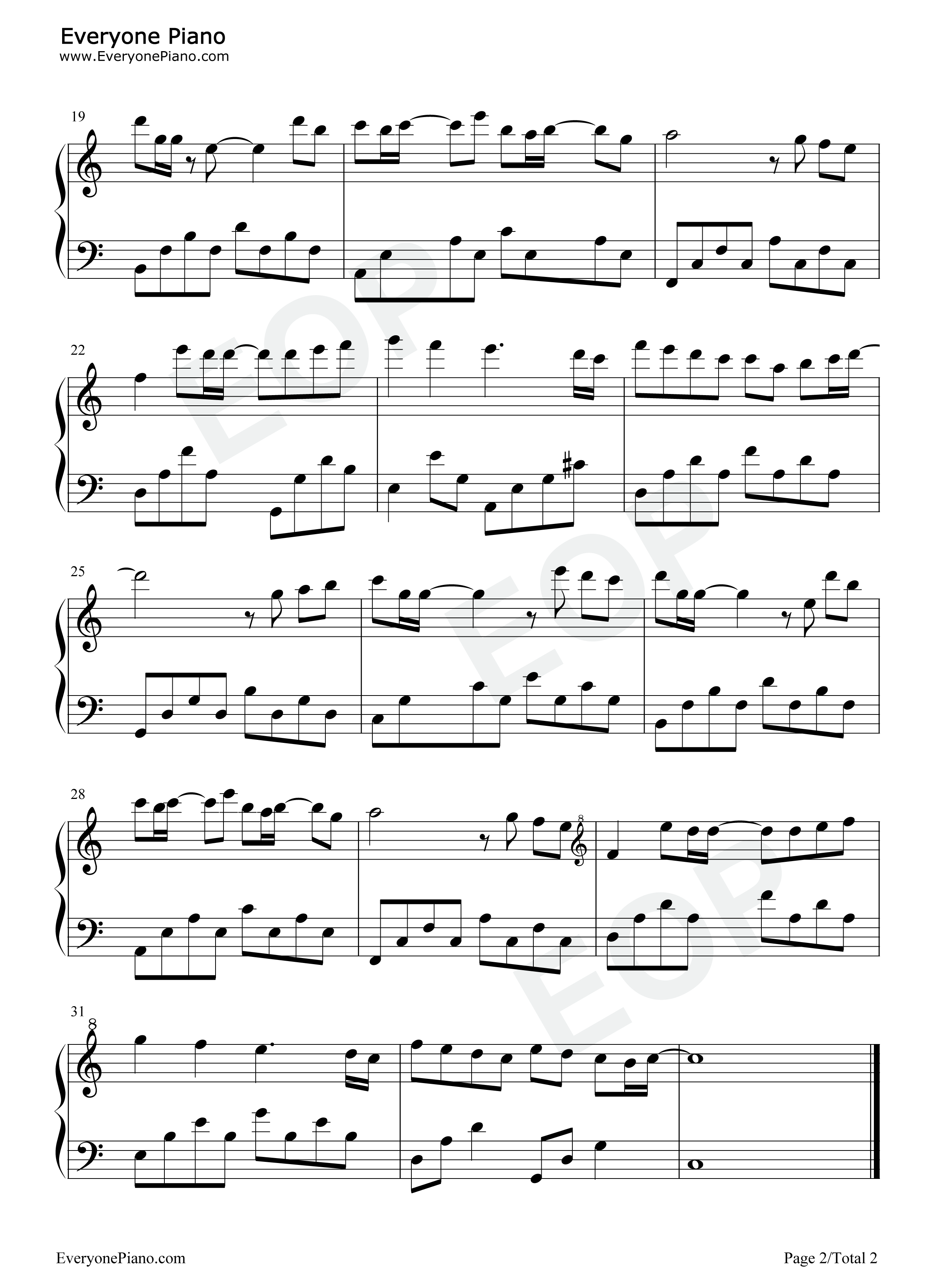 请不要对我说Sorry钢琴谱_何洁