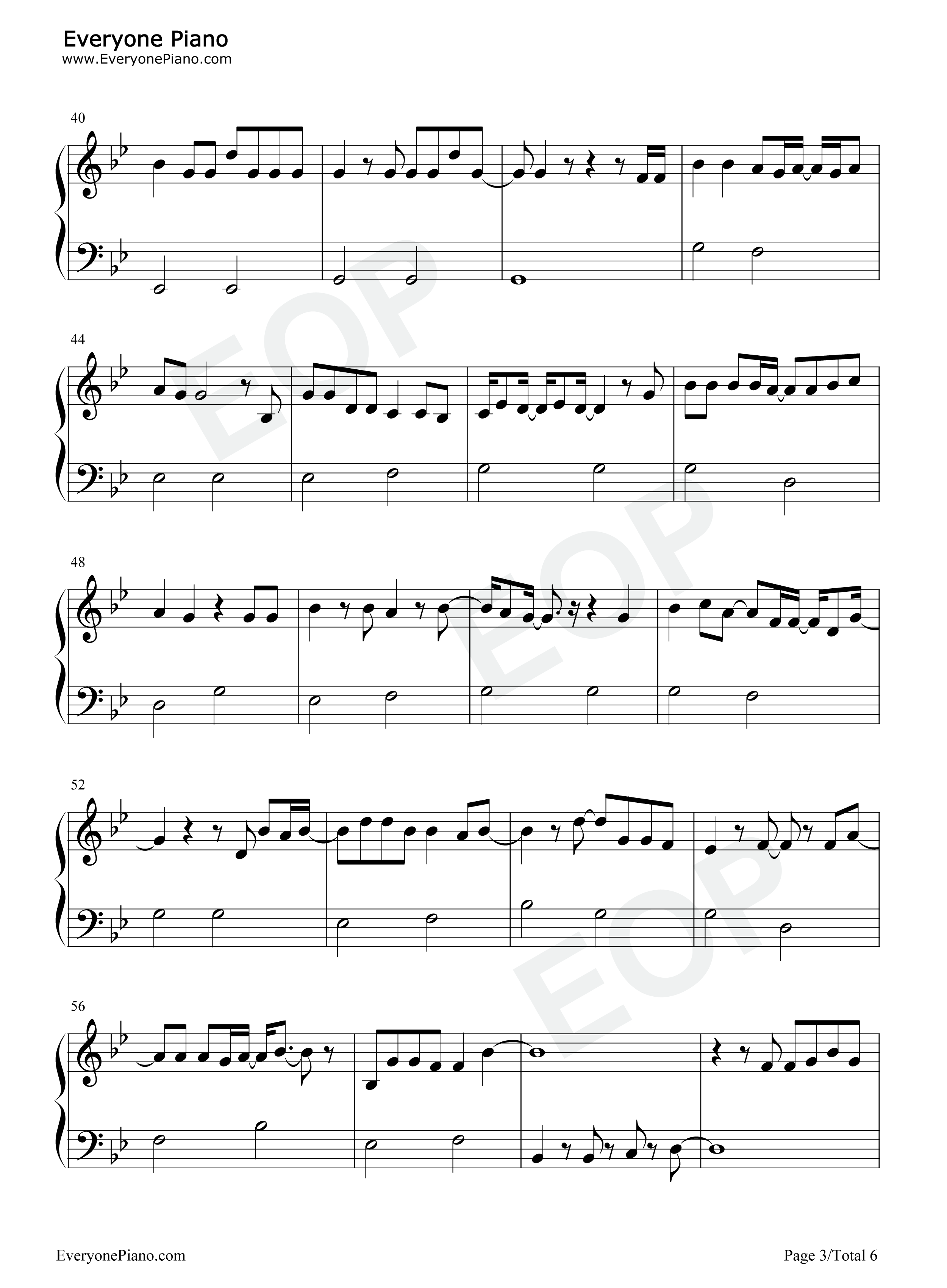 Lalalilala钢琴谱_April