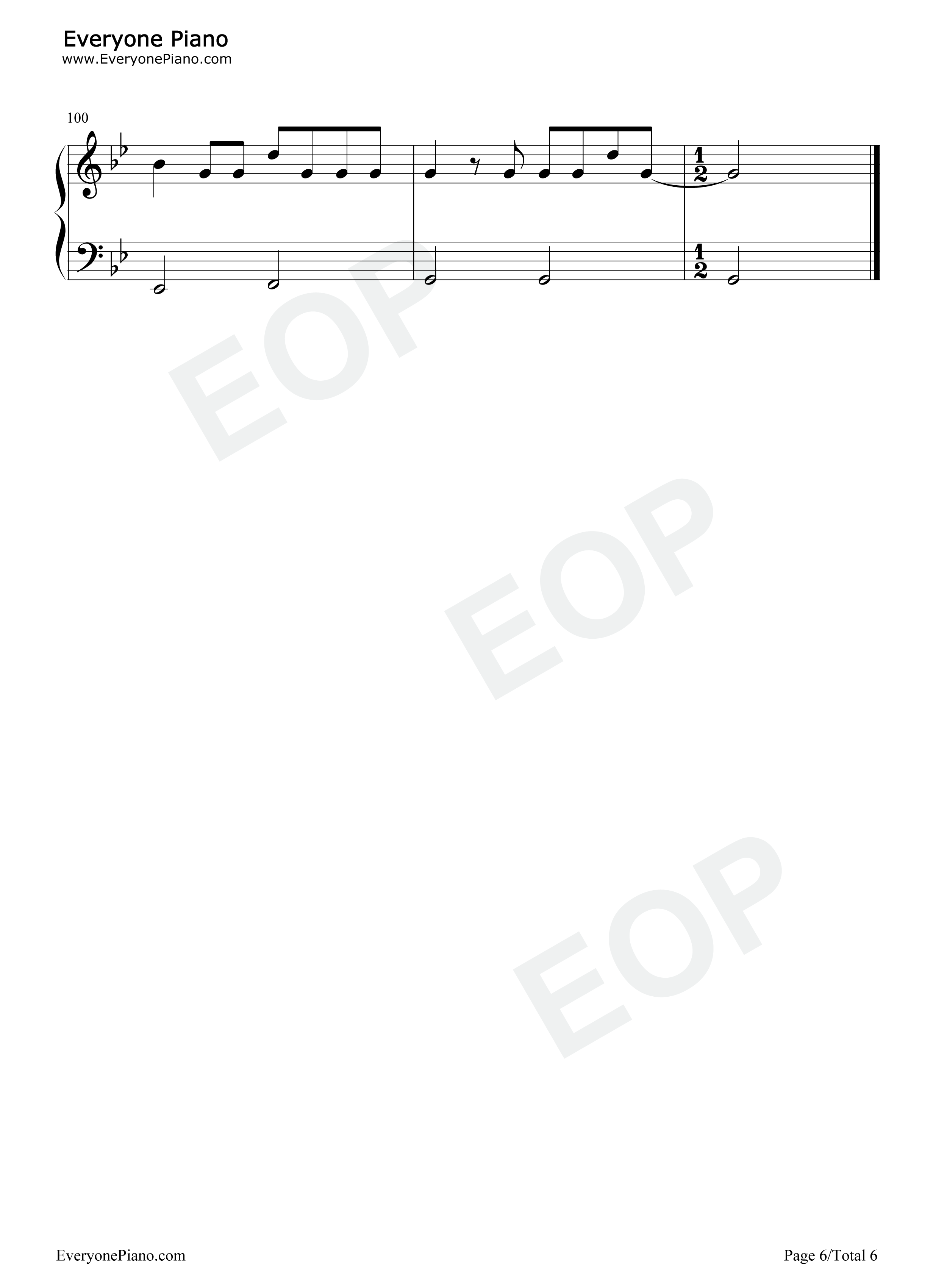 Lalalilala钢琴谱_April