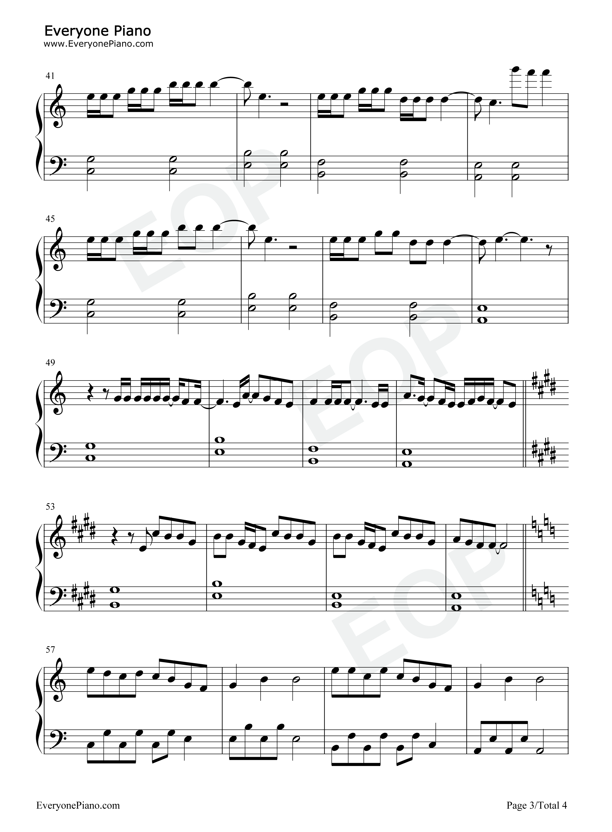 Didnt_I钢琴谱_OneRepublic