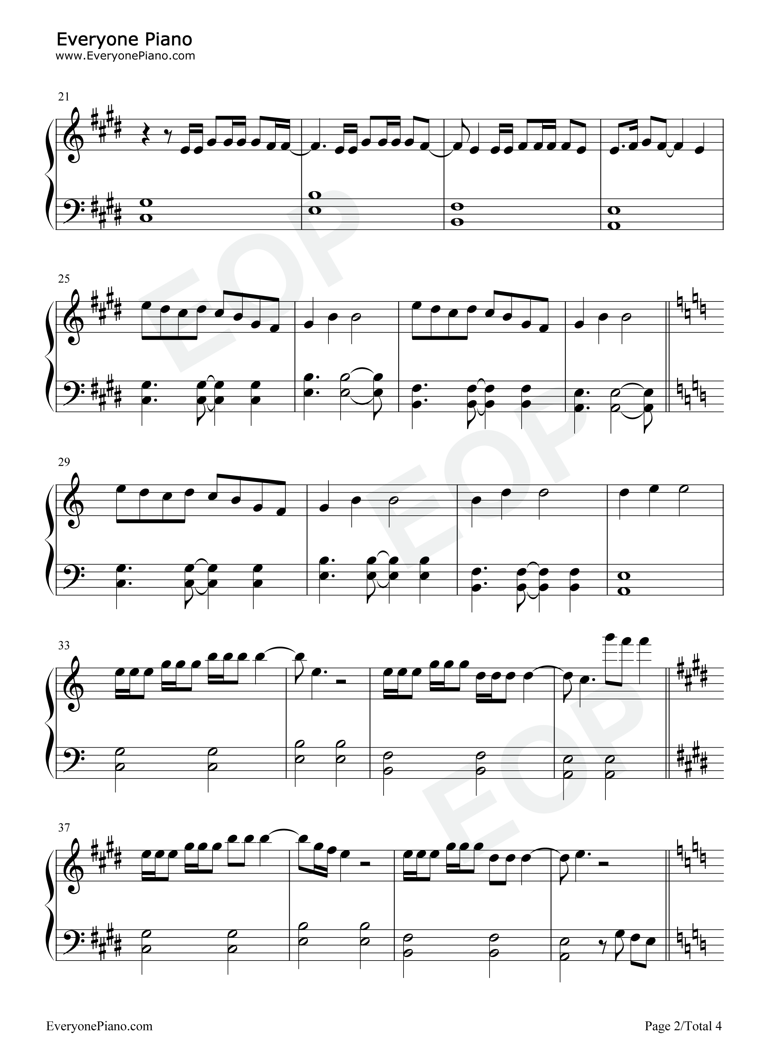 Didnt_I钢琴谱_OneRepublic