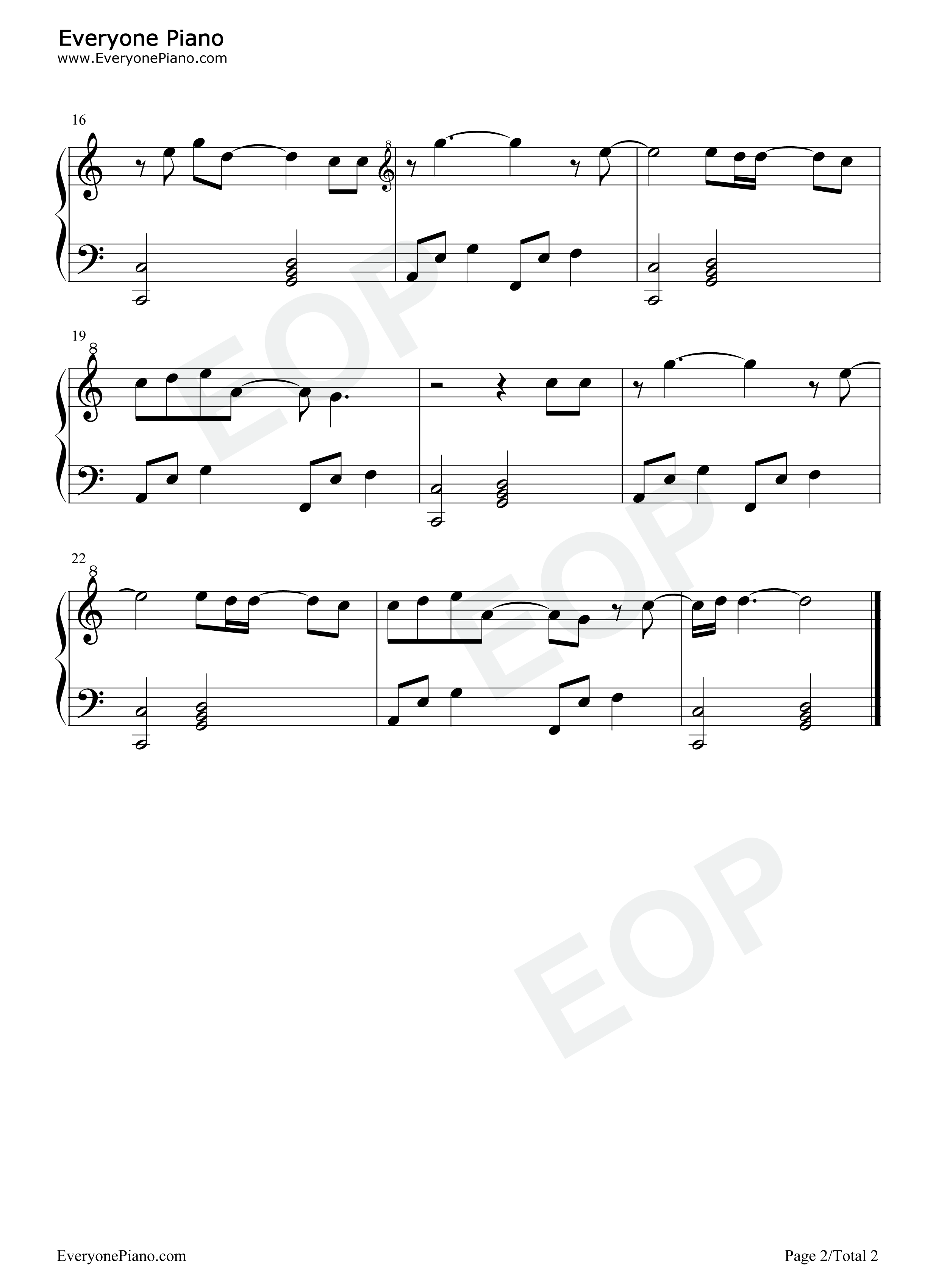 我离孤单几公里钢琴谱_华晨宇