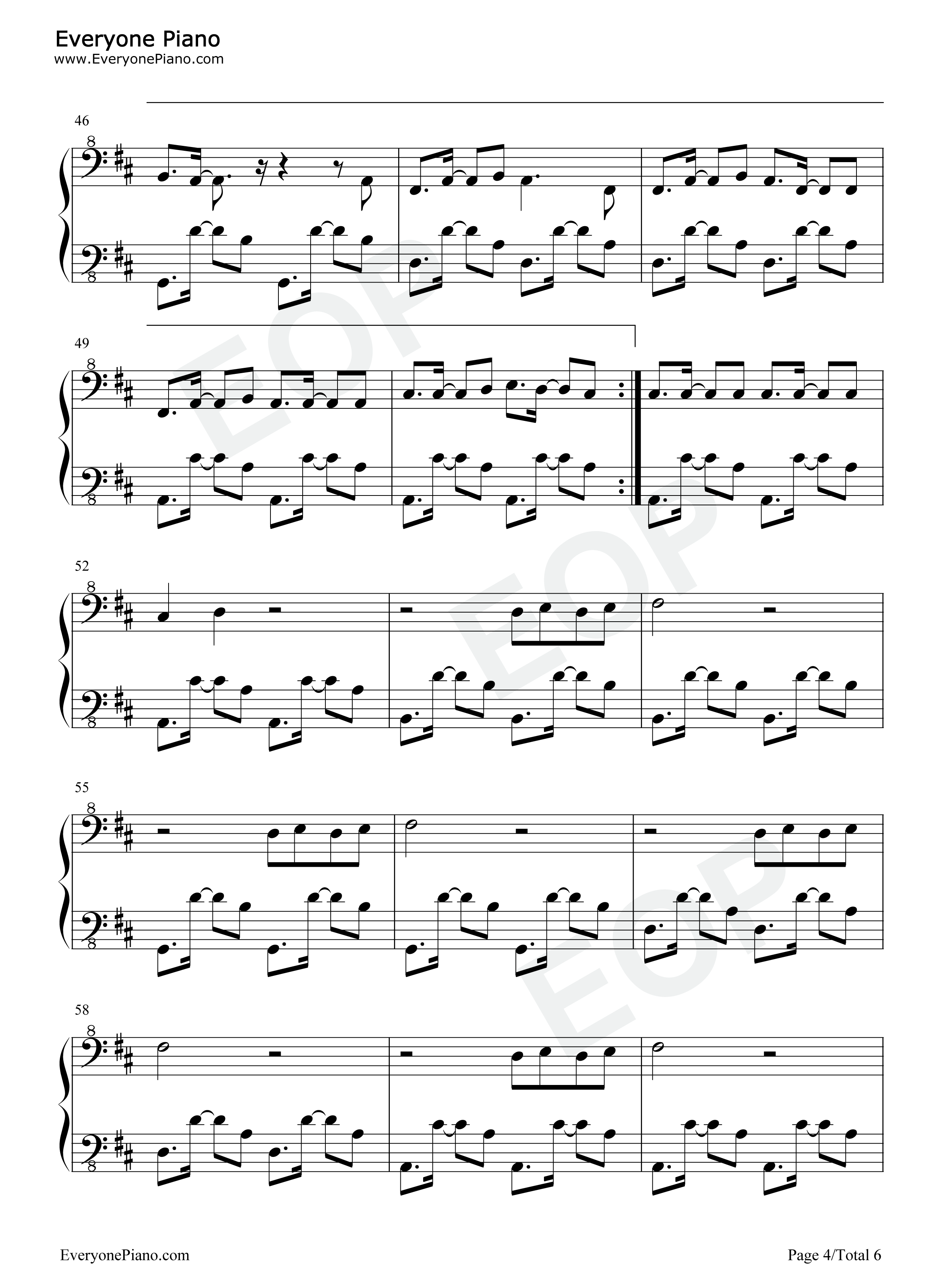 House_With_No_Mirrors钢琴谱_Sasha_Sloan