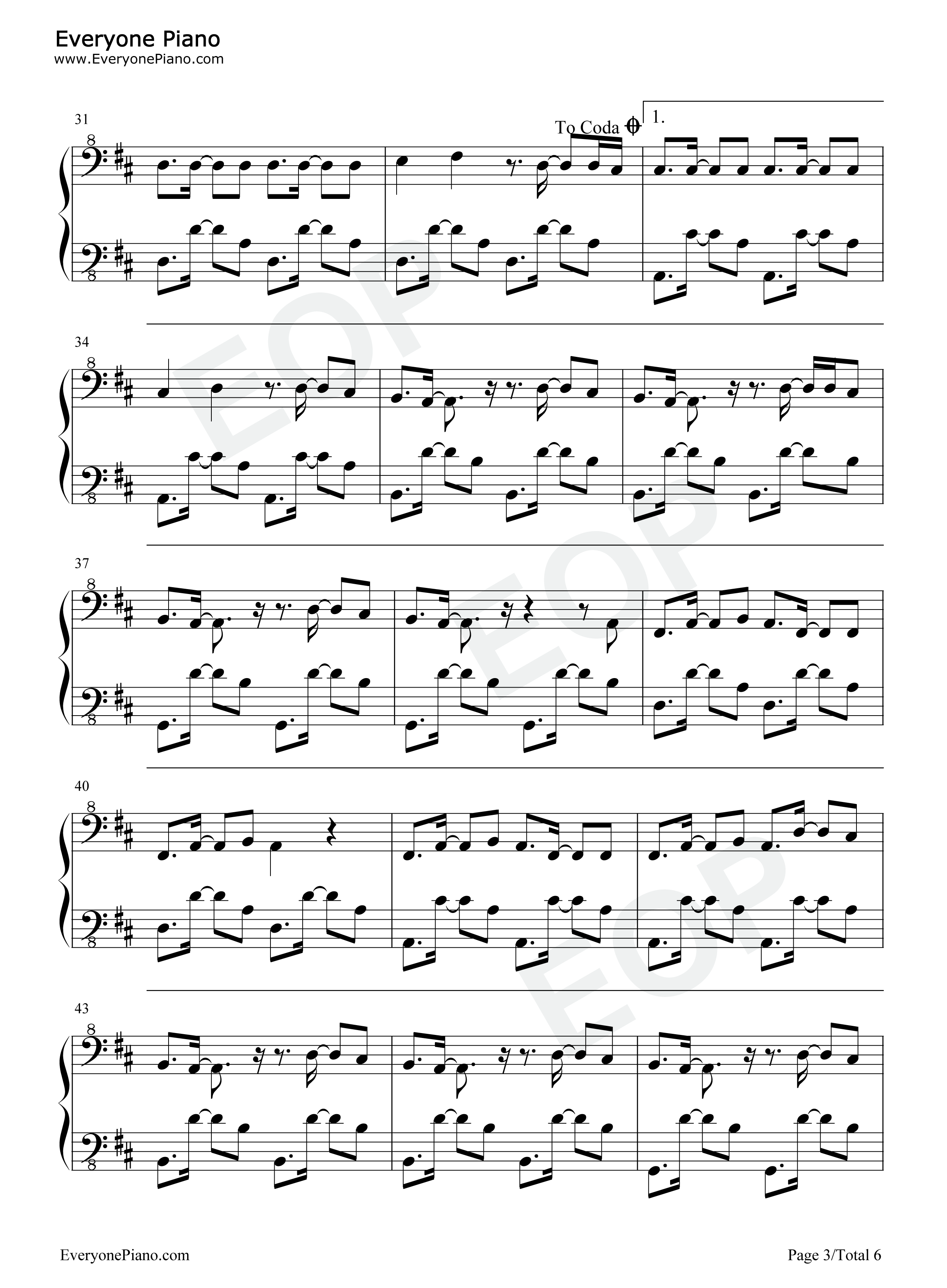 House_With_No_Mirrors钢琴谱_Sasha_Sloan