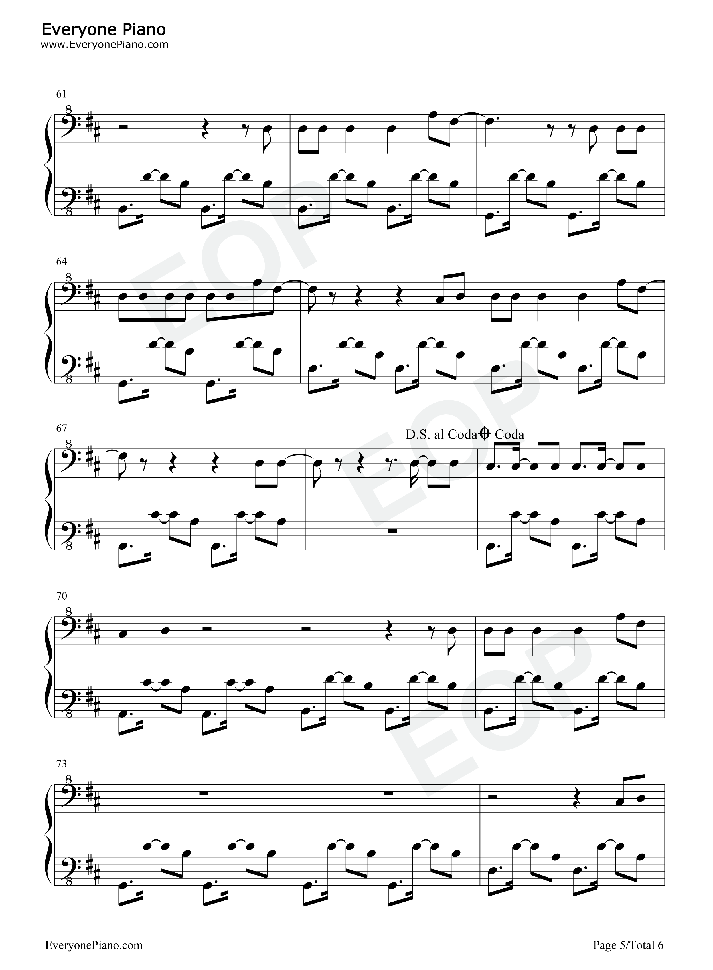 House_With_No_Mirrors钢琴谱_Sasha_Sloan